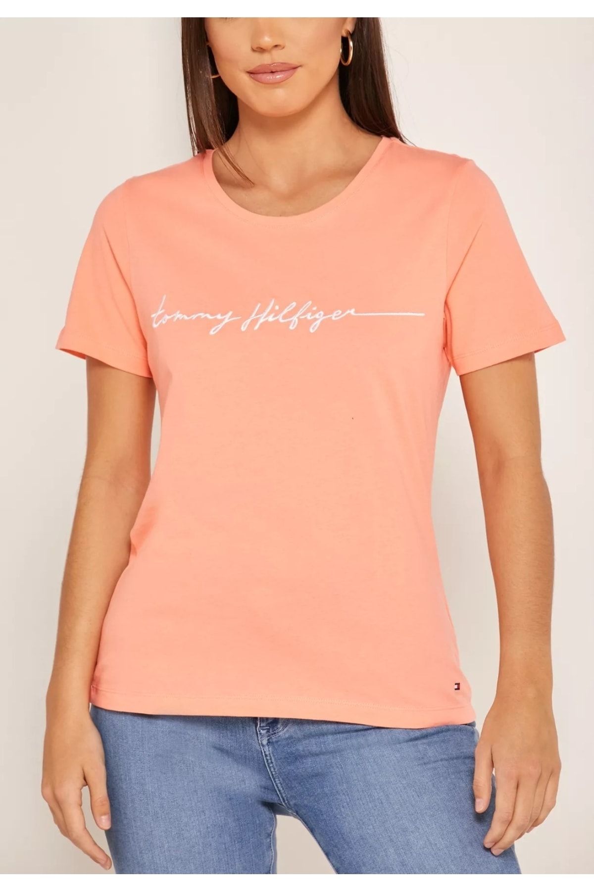 Tommy Hilfiger Tommy Hilfiger Signature Logo Organic Cotton T