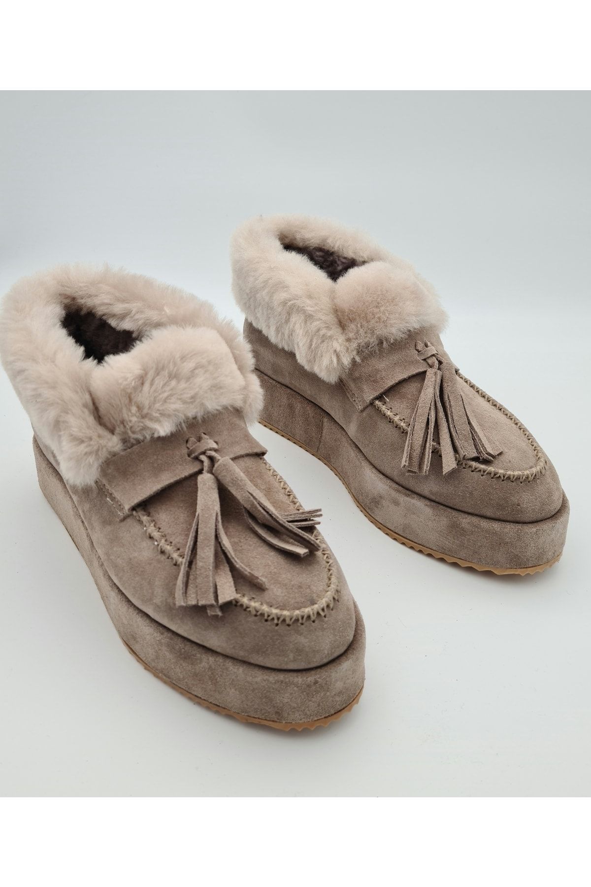 So chill furry platform moccasin flats store