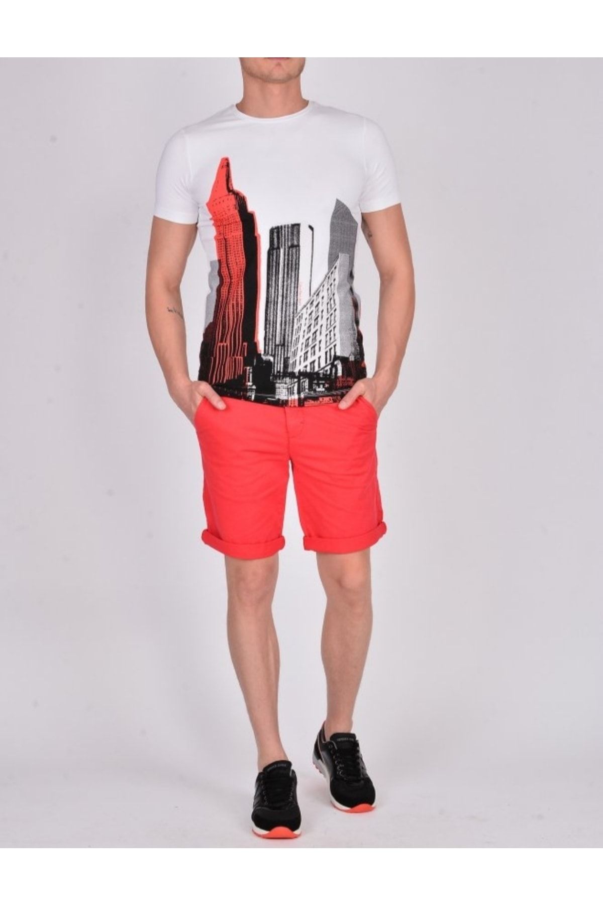 Calvin klein shorts best sale red