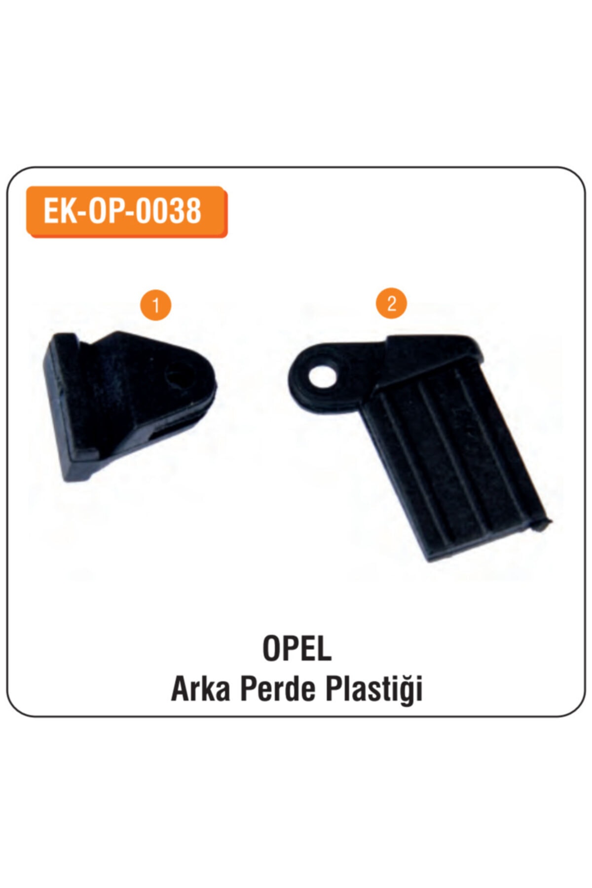 Altech Opel Vectra C Arka Perde Plastiği Ek-op-0038