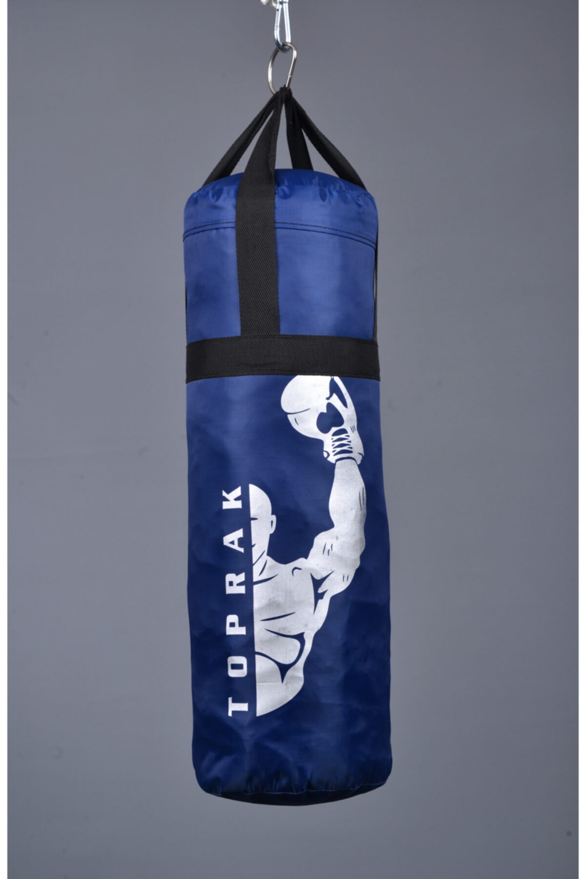 HESAPLİKAFA Unisex Çocuk Mavi Boks Kum Torbası + Eldiven 60 cm