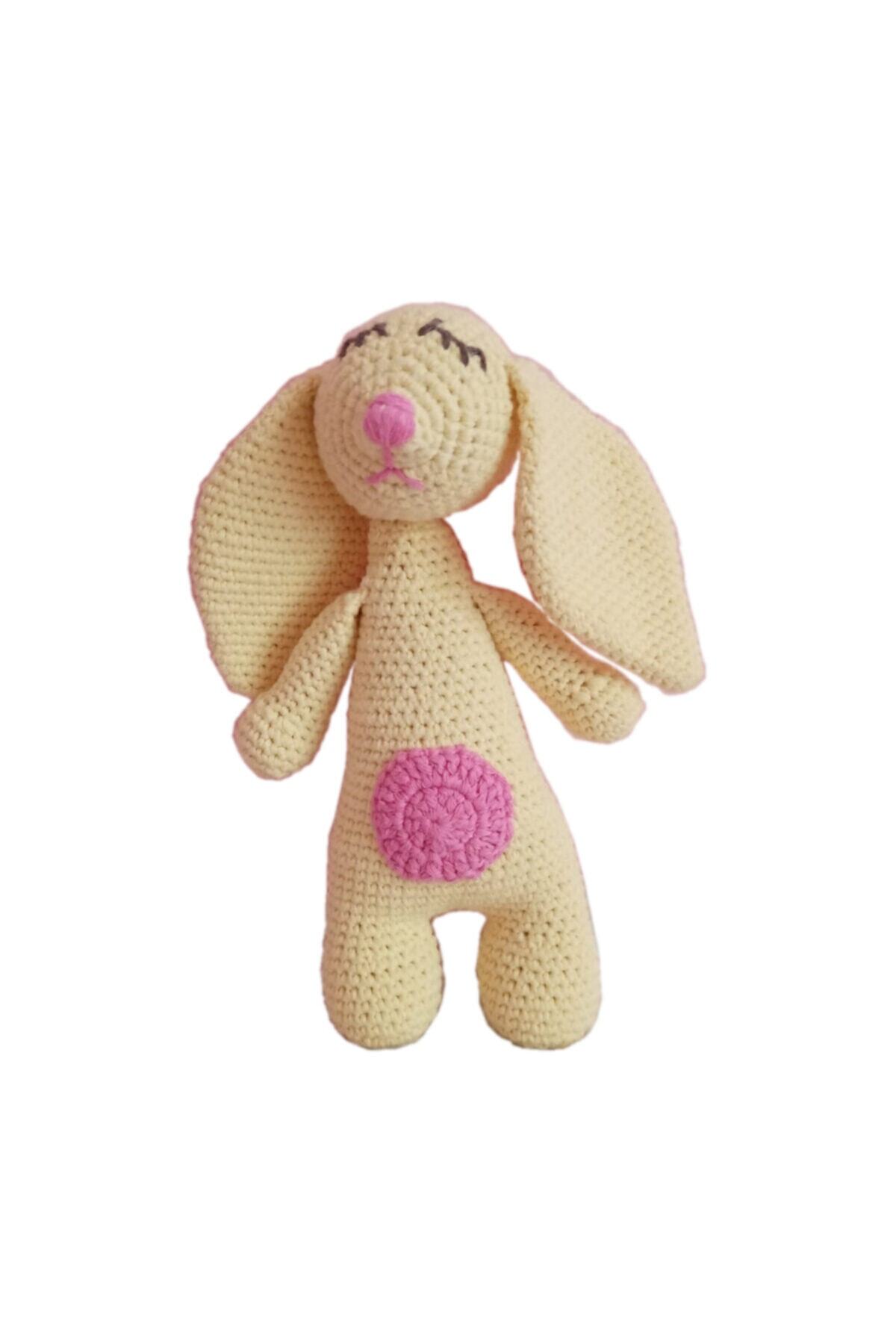 Göznuru Atölyesi Uyku Arkadaşı Amigurumi El Örmesi Uykucu Tavşan