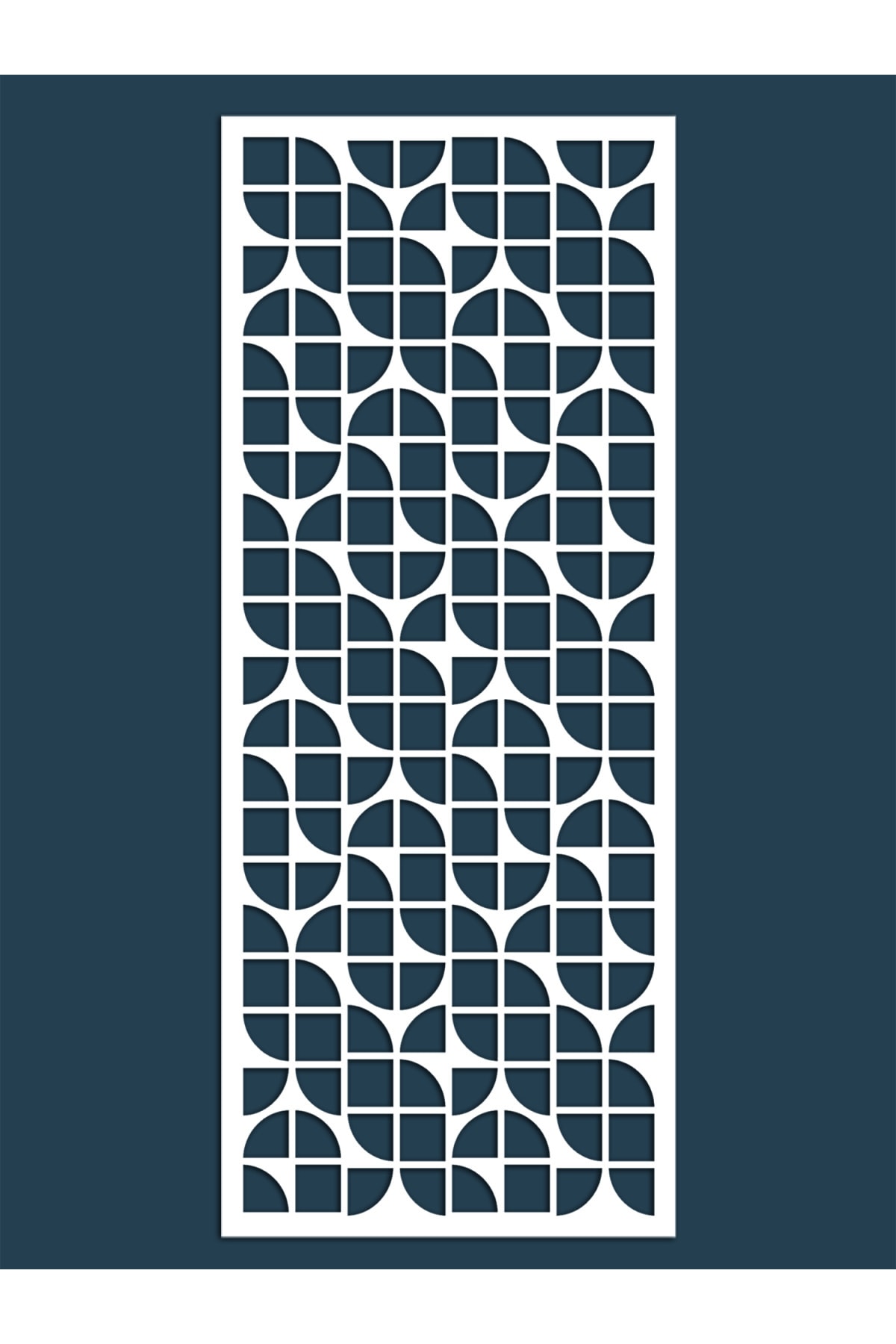 Liar Dekor Liar Ahşap Seperatör (Paravan) - KSP-73 - (10 mm) - (69 cm x 139 cm) - (Beyaz)