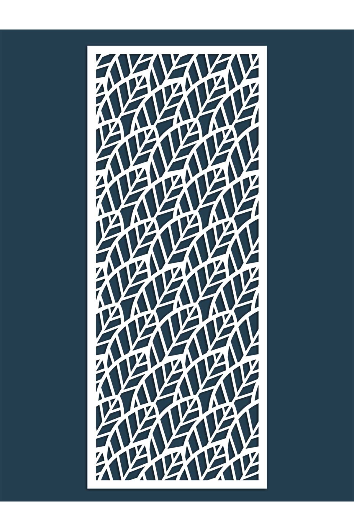 Liar Dekor Liar Ahşap Seperatör (Paravan) - KSP-66 - (18 mm) - (60 cm x 160 cm) - (Beyaz)