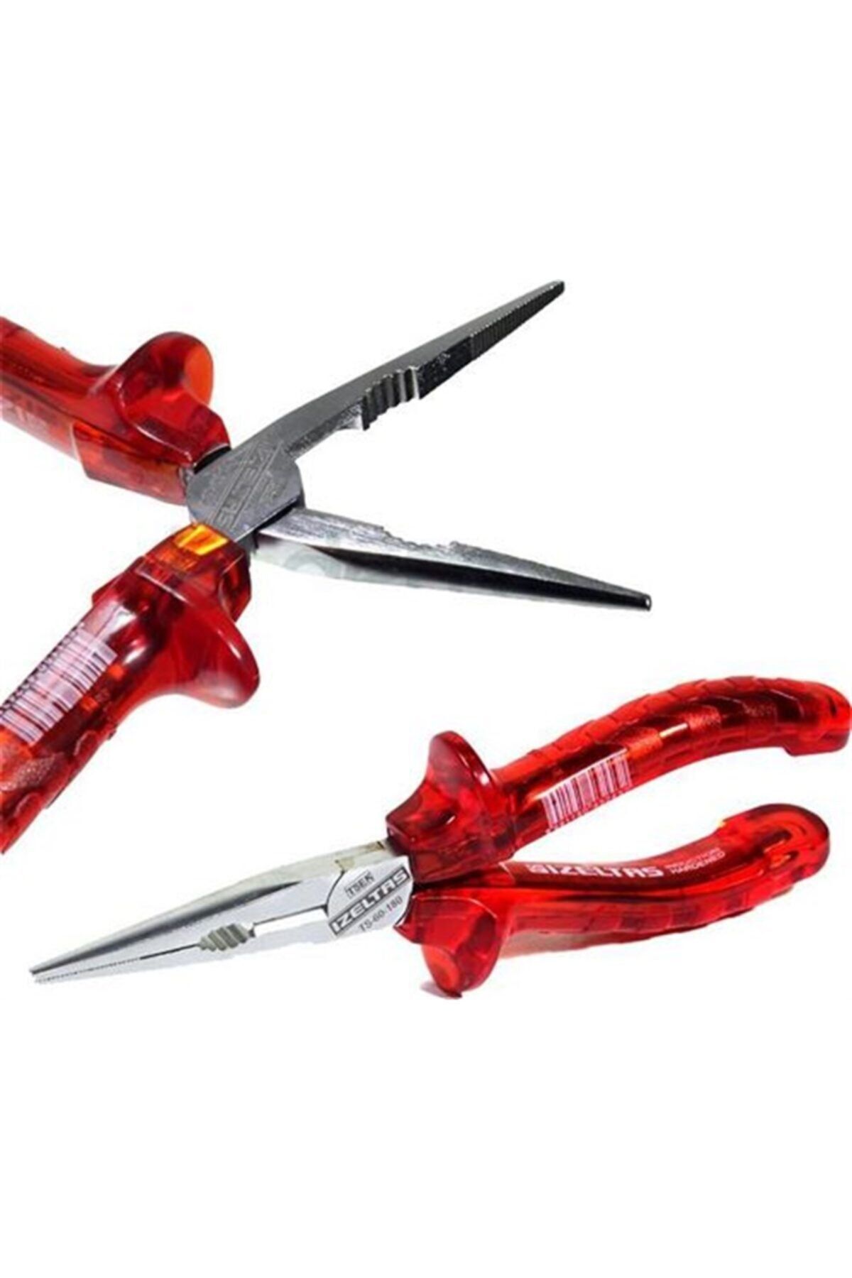 İzeltaş Kırmızı Düz Uçlu Kargaburun 180 mm