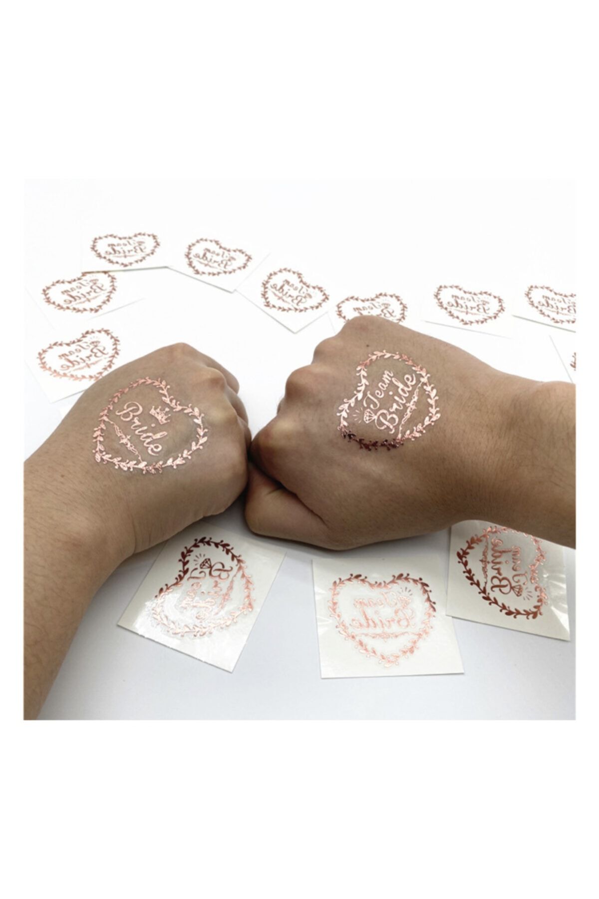 ACCESSORIES WORLD Gelin Nedime Geçici Dövme Seti Bride Time Bride Bekarlığa Veda