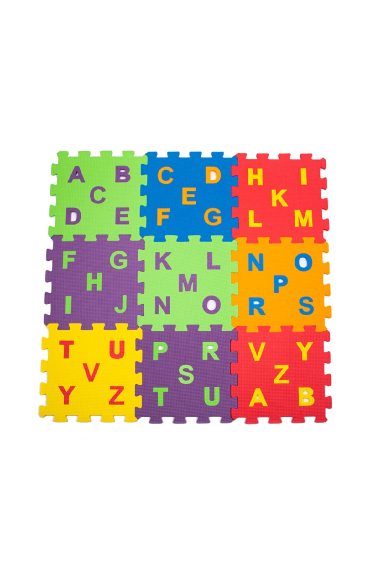 Diger Karakterler Çocuk Oyun Karosu - Eva Puzzle Yer Matı - Alfabe /