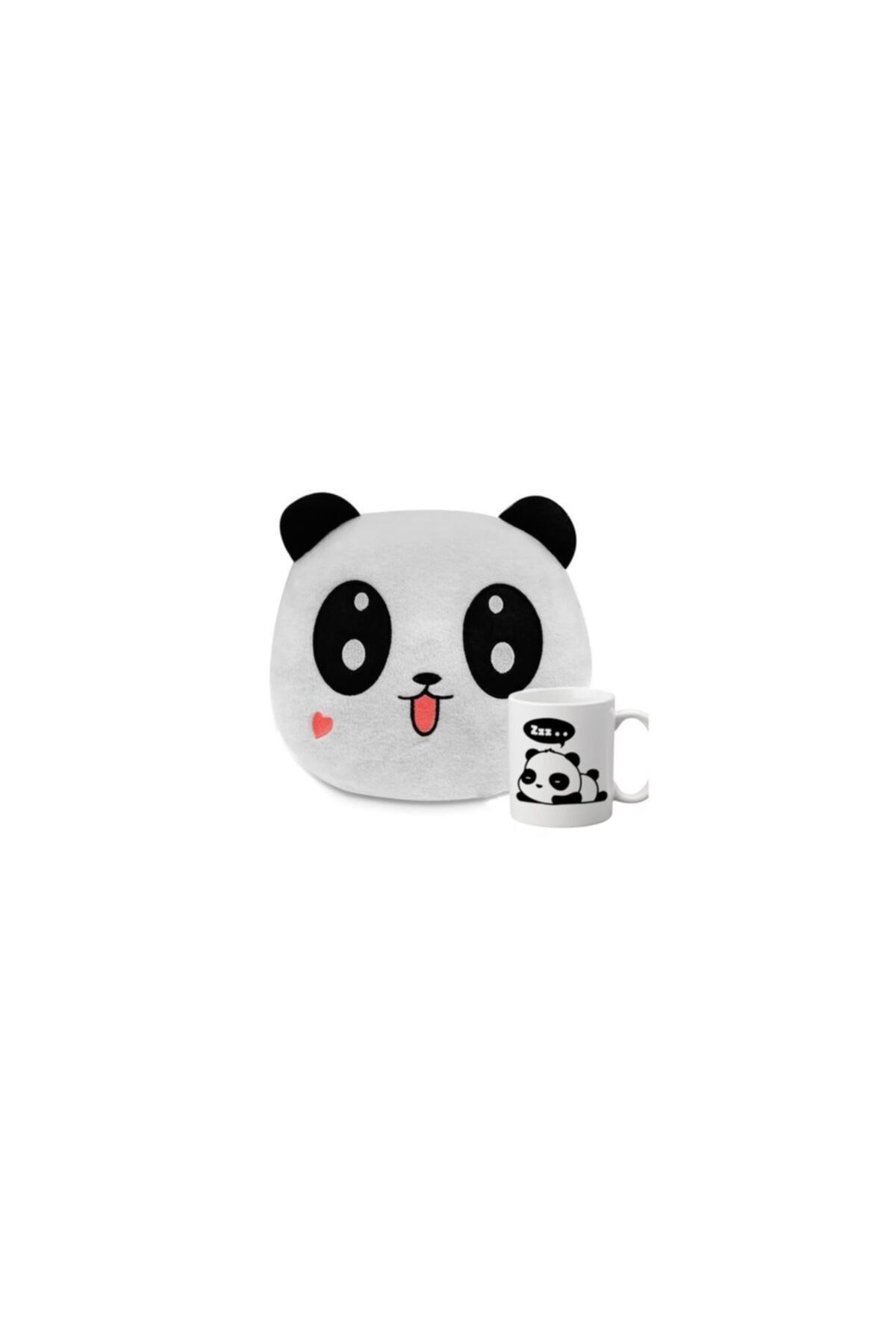 Hediye Paketim Uykucu Panda Kupa & Sevimli Panda Yastık