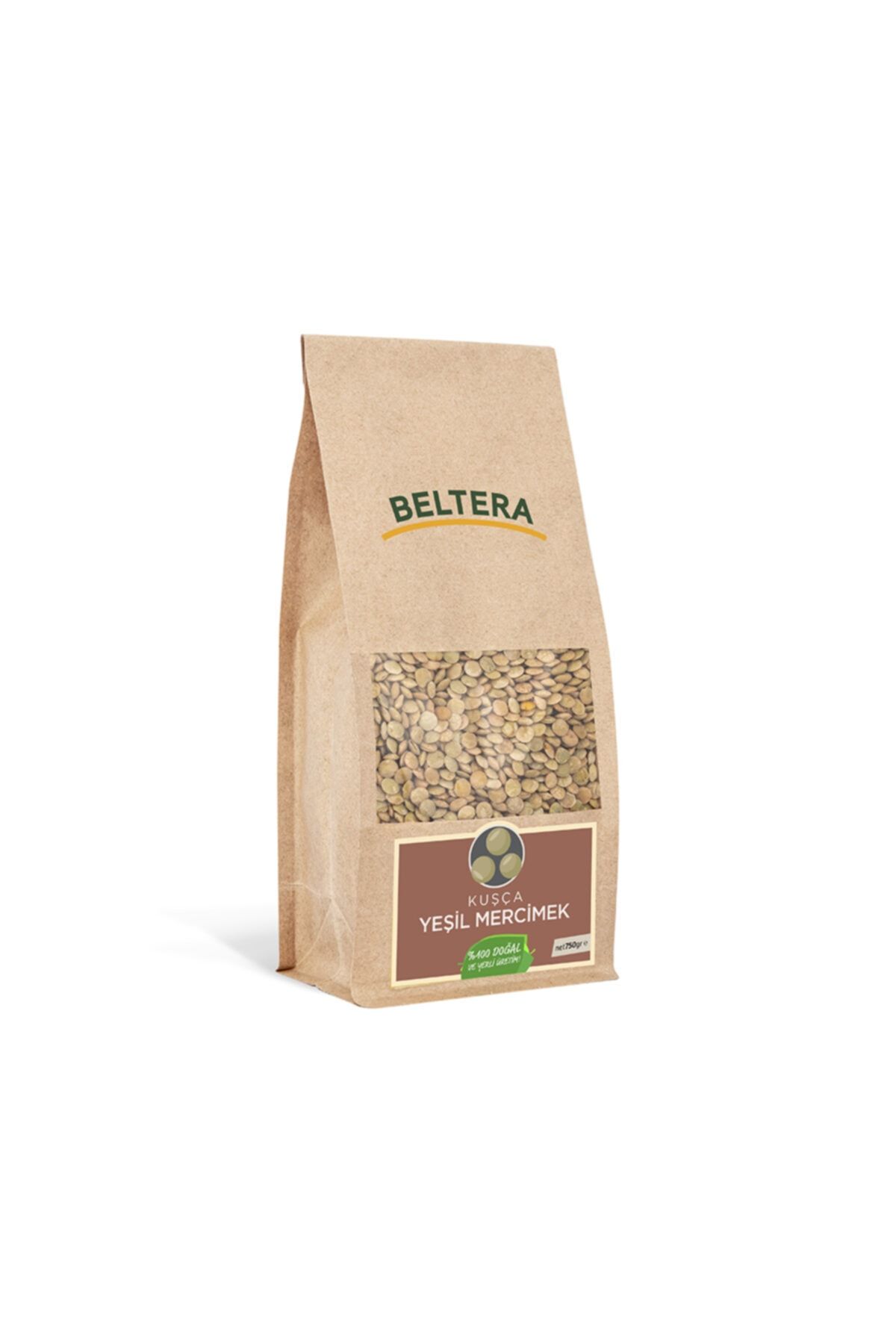 Beltera Kuşça Yeşil Mercimek 750 Gr