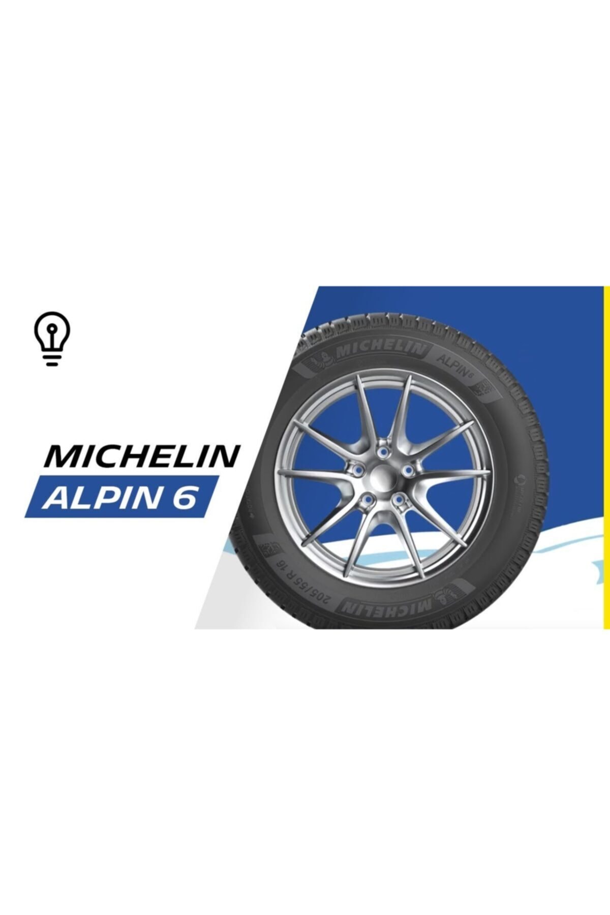 Michelin 205/55 R16 91t Mıchelın Alpin 6 2021 Üretim