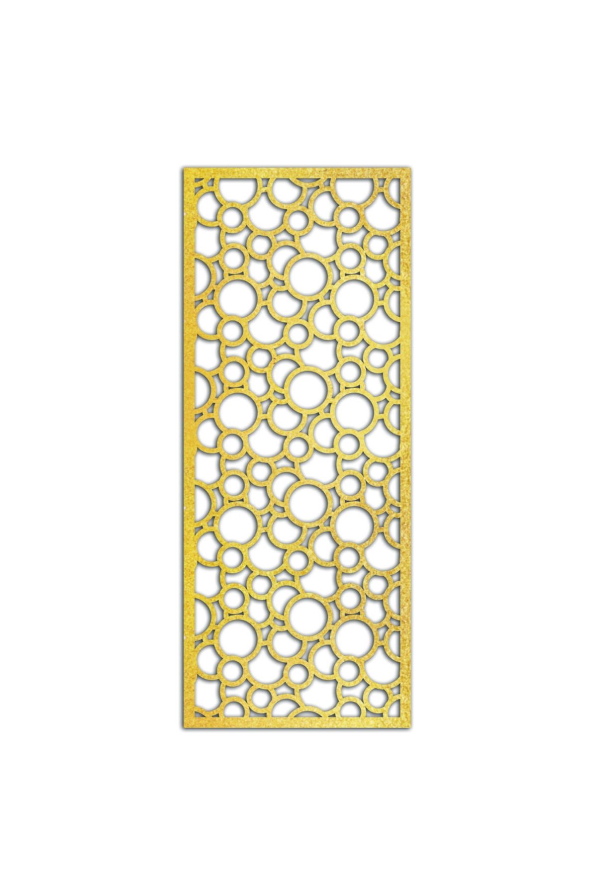 Liar Dekor Liar Ahşap Seperatör (Paravan) - KSP-36 - (10 mm) - (69 cm x 139 cm) - (Gold)