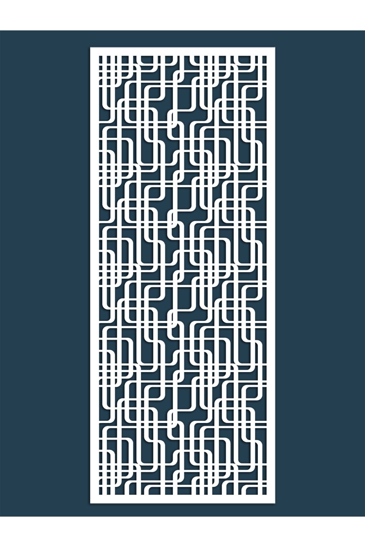 Liar Dekor Liar Ahşap Seperatör (Paravan) - KSP-56 - (18 mm) - (100 cm x 210 cm) - (Beyaz)