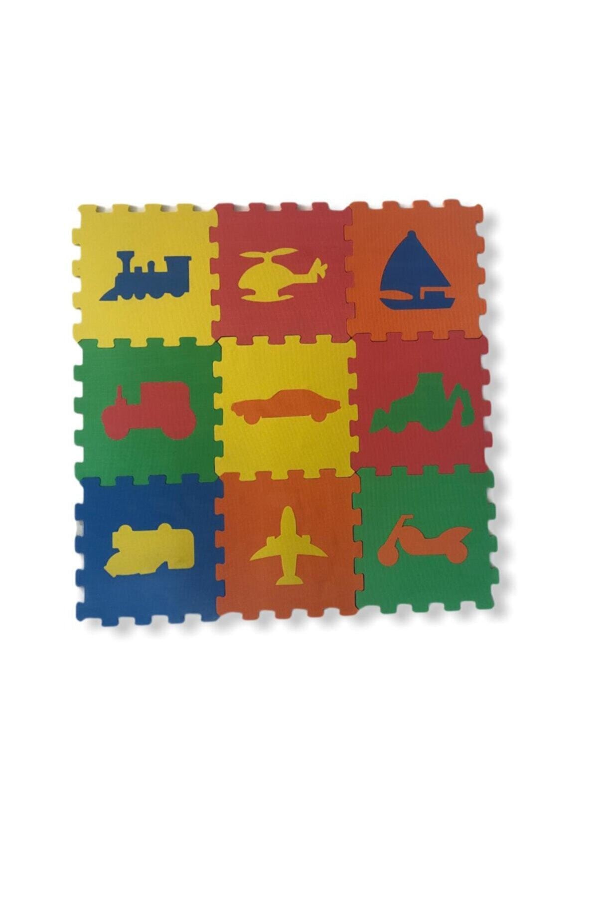 SALMAN SPOR Taşıtlar Eva Puzzle Mat 33x33 10 mm