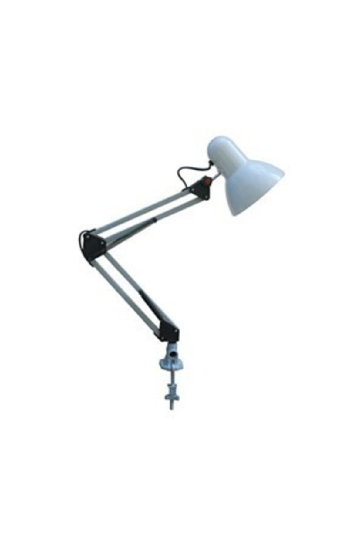 FLY Lighting Akrobat Mimar Ders Çalışma Kitap Okuma Masa Lambası Hareketli Beyaz Ampul Hediyeli