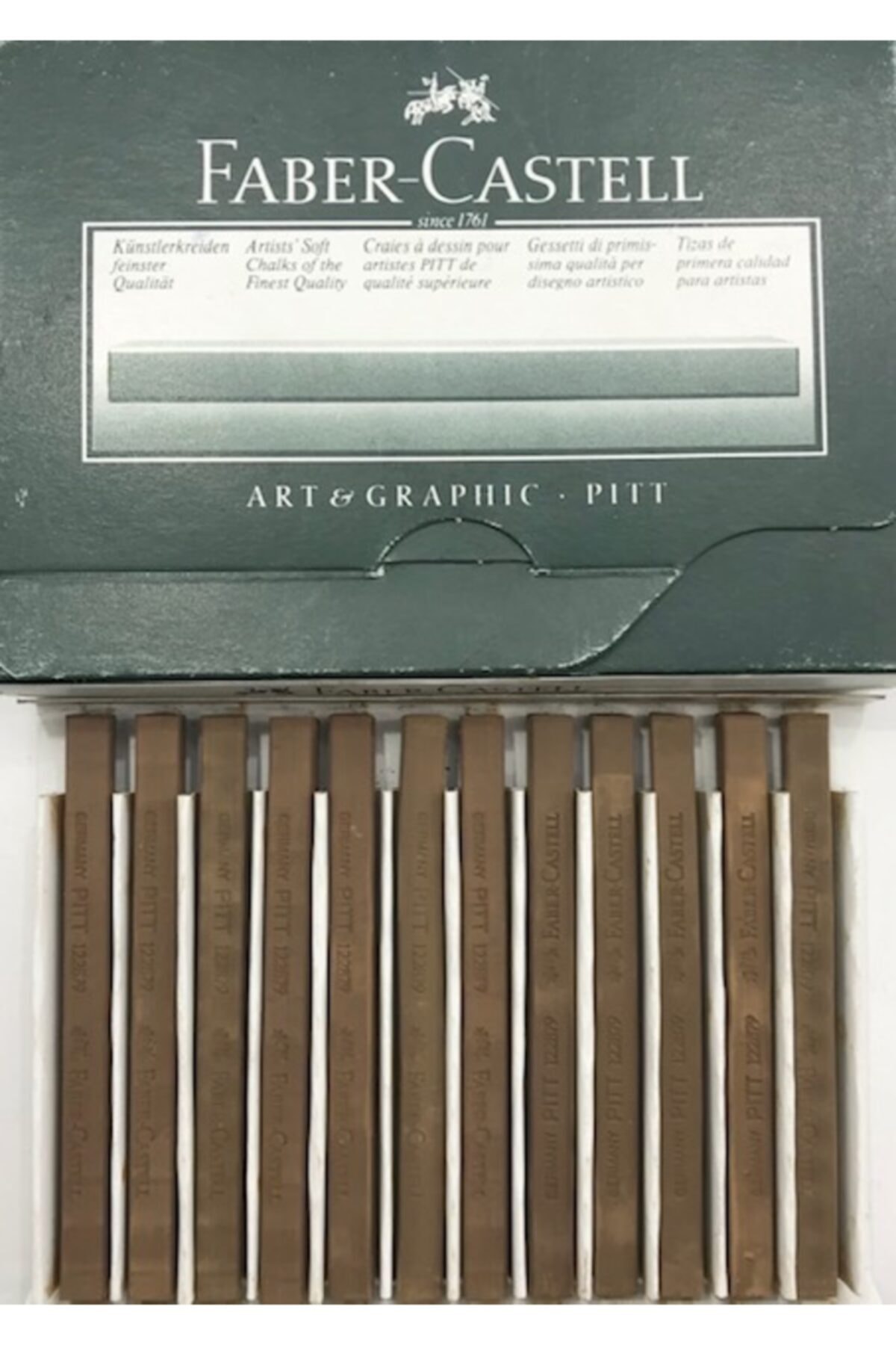 Faber Castell Faber-castell Pitt Monochrome Eskiz Pastel Boya 12 Li (1 PAKET 12 ADET)