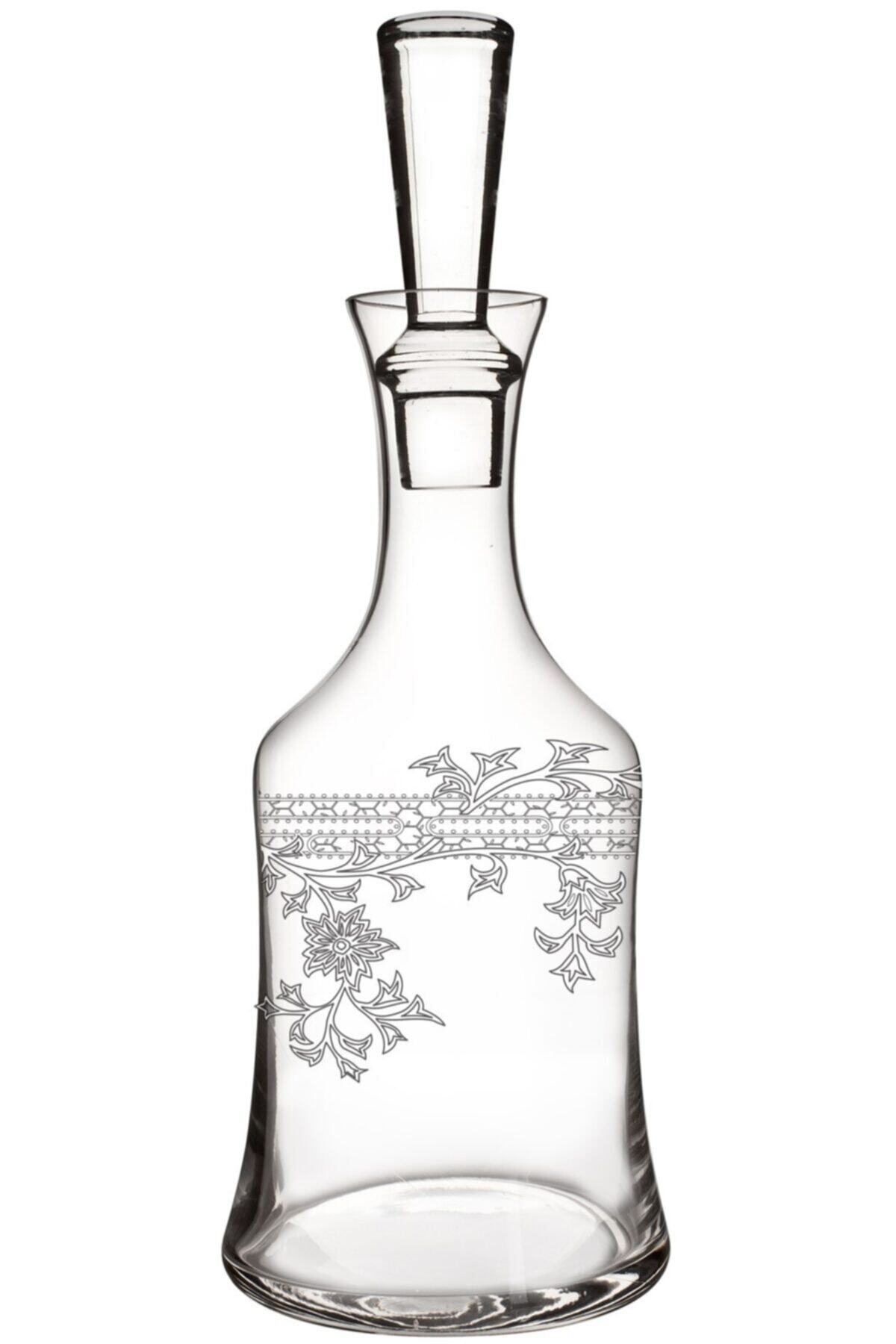 Bohemia Kristal Florale Karaf Cam Sürahi