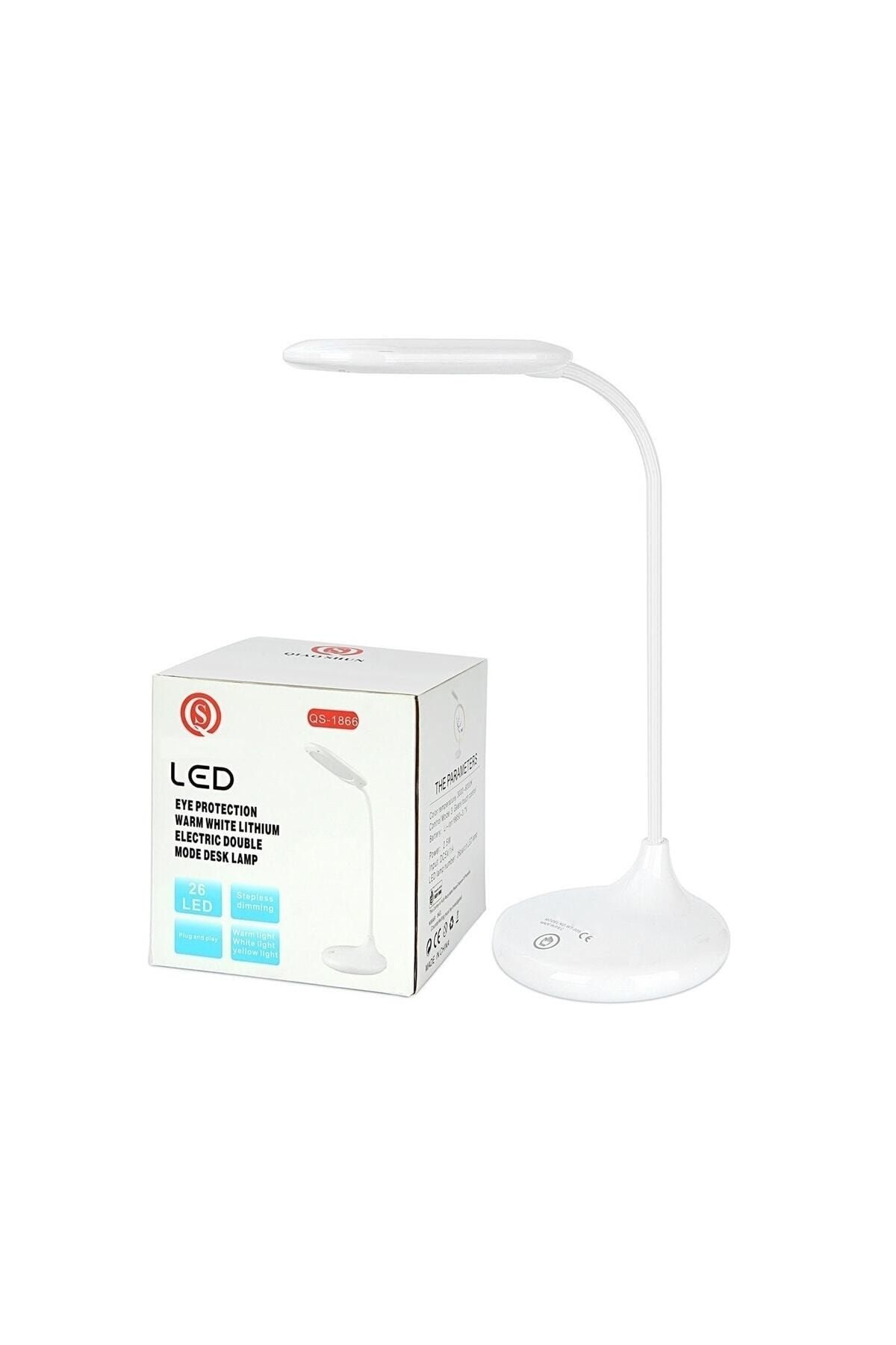 Sezy Dokunmatik Şarjlı Katlanabilir Kitap Okuma Ve Masa Lambası Günışığı Ve Beyaz 26 Led