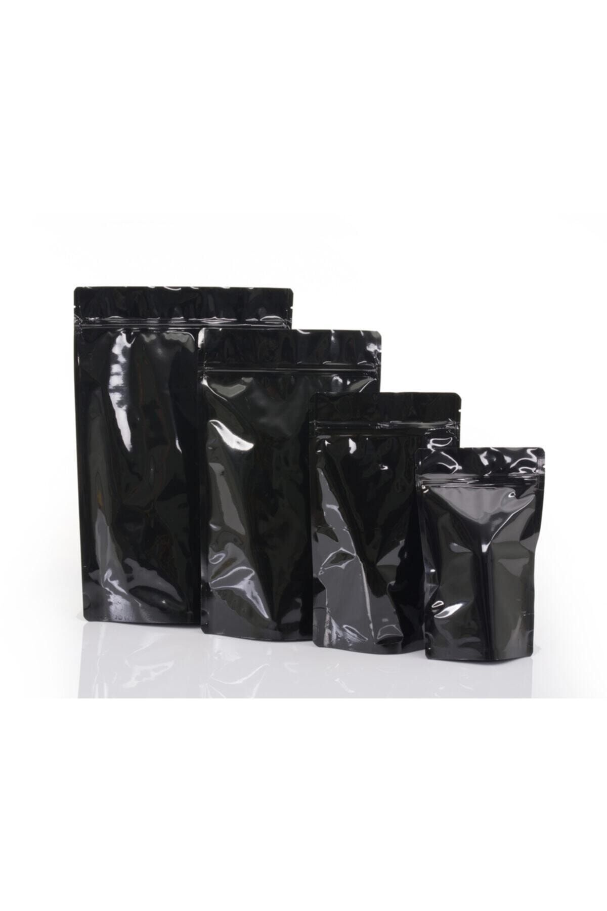 POŞET Siyah Alüminyum Doypack 16x27 Cm-100'lü