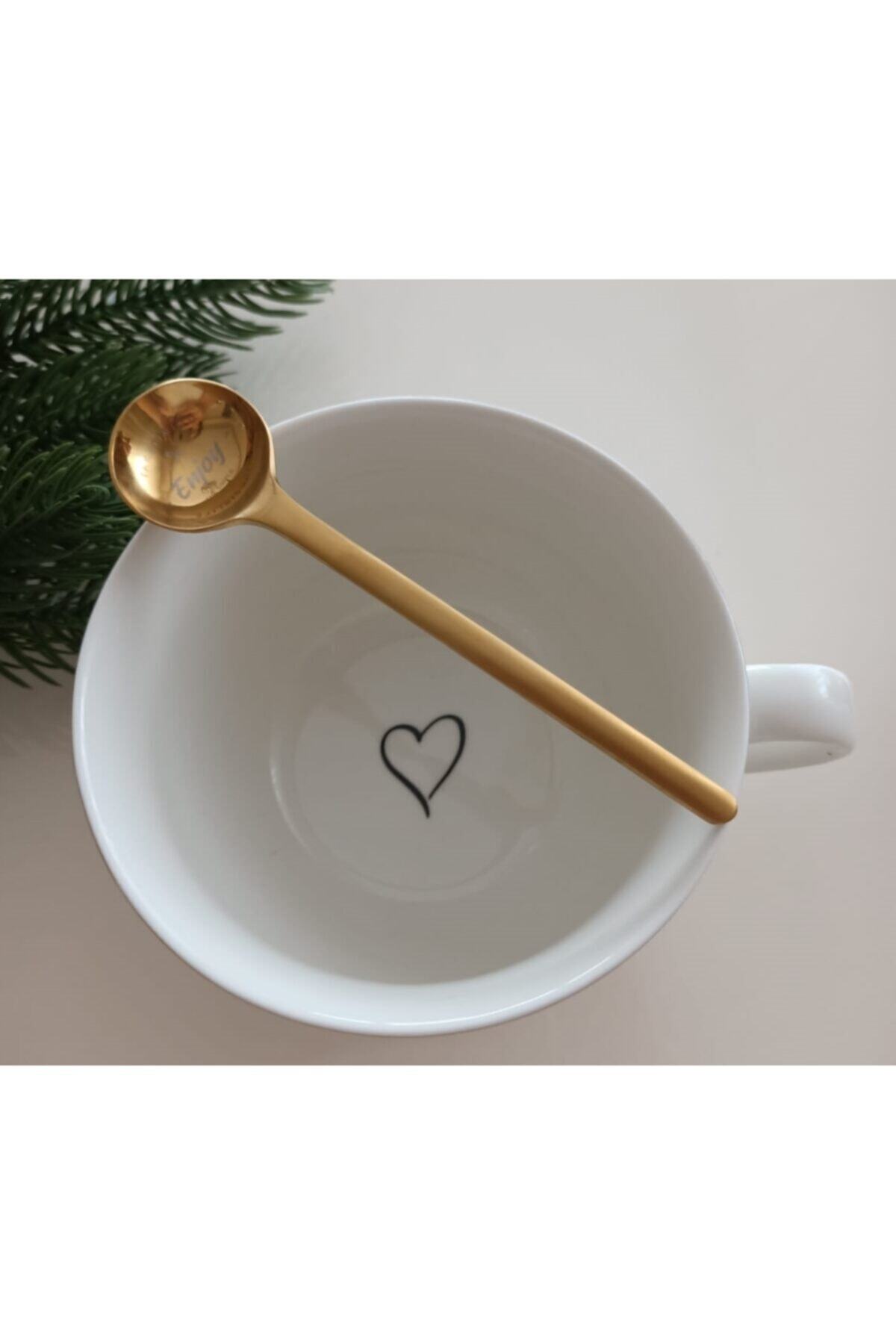 LOVYCO Enjoy Mat Gold Çay Kaşığı 1 Adet