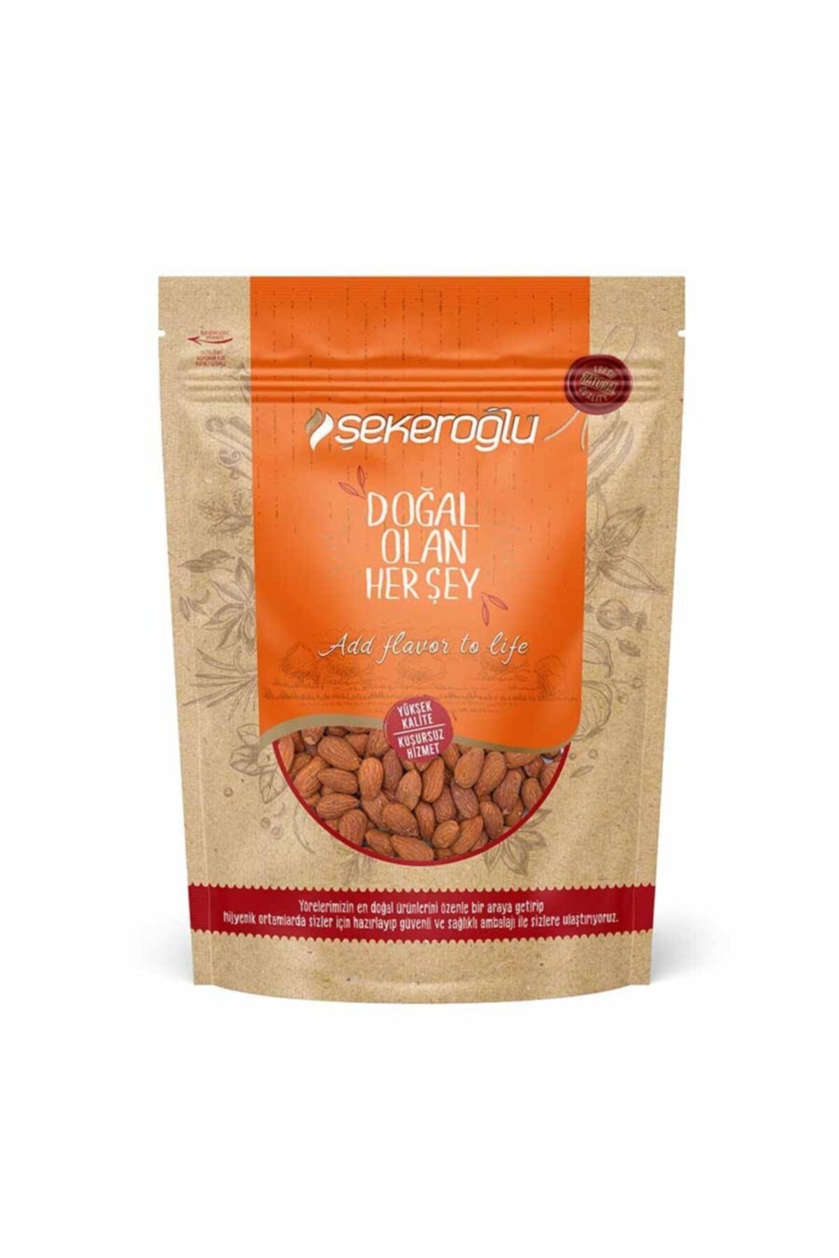 Şekeroğlu Kavrulmuş Yerli Badem 1000 gr.
