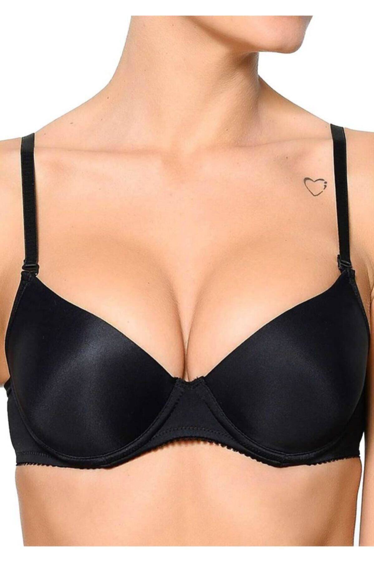 Pierre Cardin Kadın Siyah 6005 Balenli Destekli Sütyen