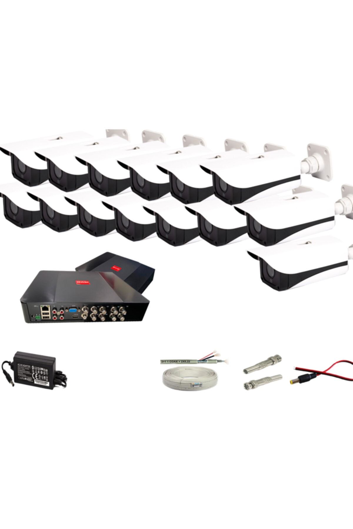 PROMISE 14 Kameralı Set 3mp 1080p Full Hd Metal Dahua Kasa Paket Sistem