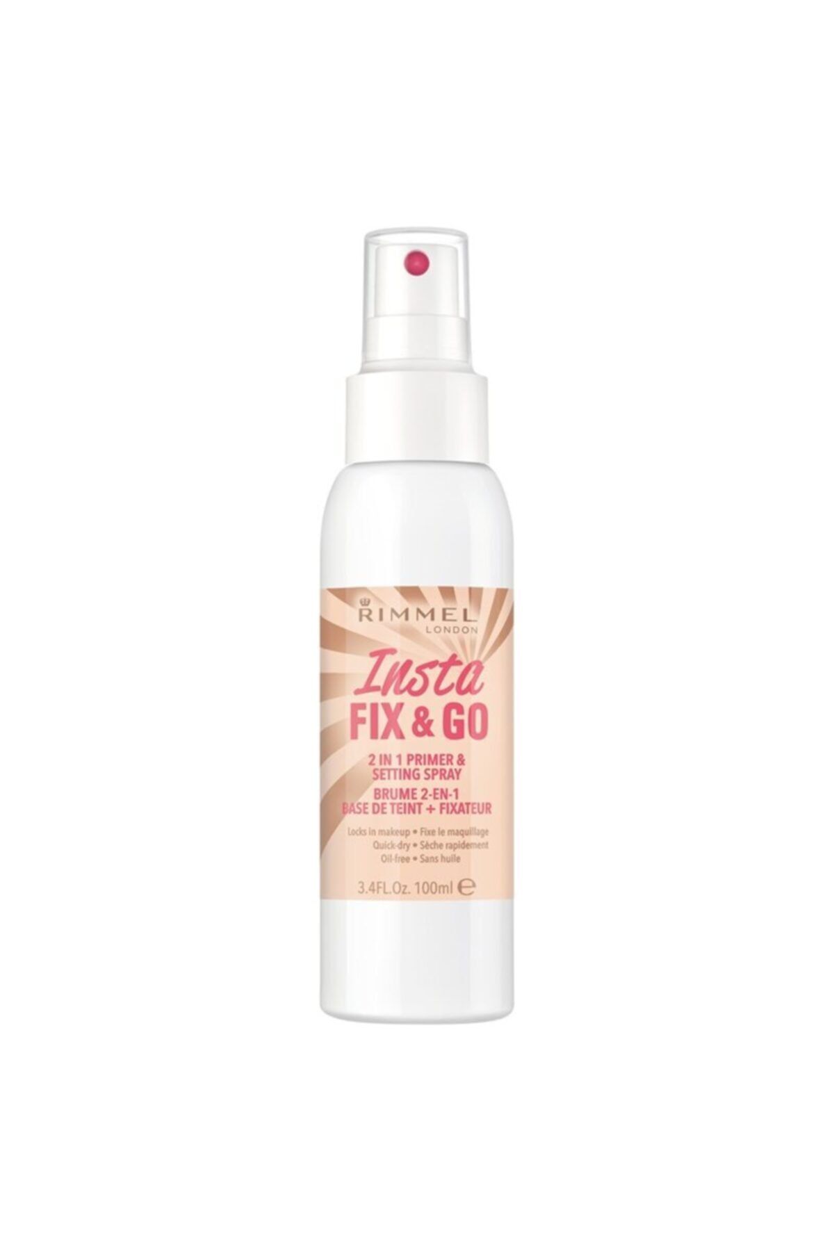 RIMMEL LONDON Insta Fix  Go 2 in 1 Primer  Setting Sprey 100 ml