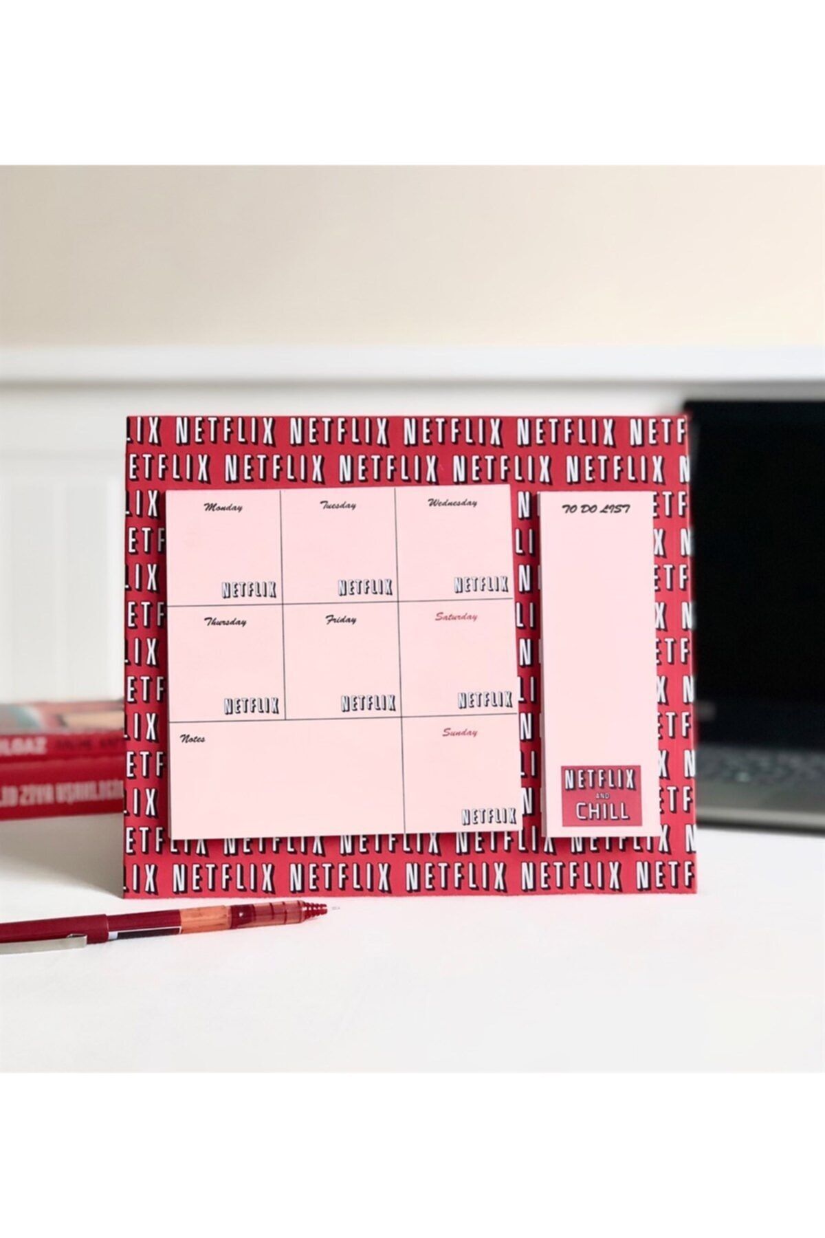 Sobremesata Netflix Tasarım Planlayıcı Haftalık Planner