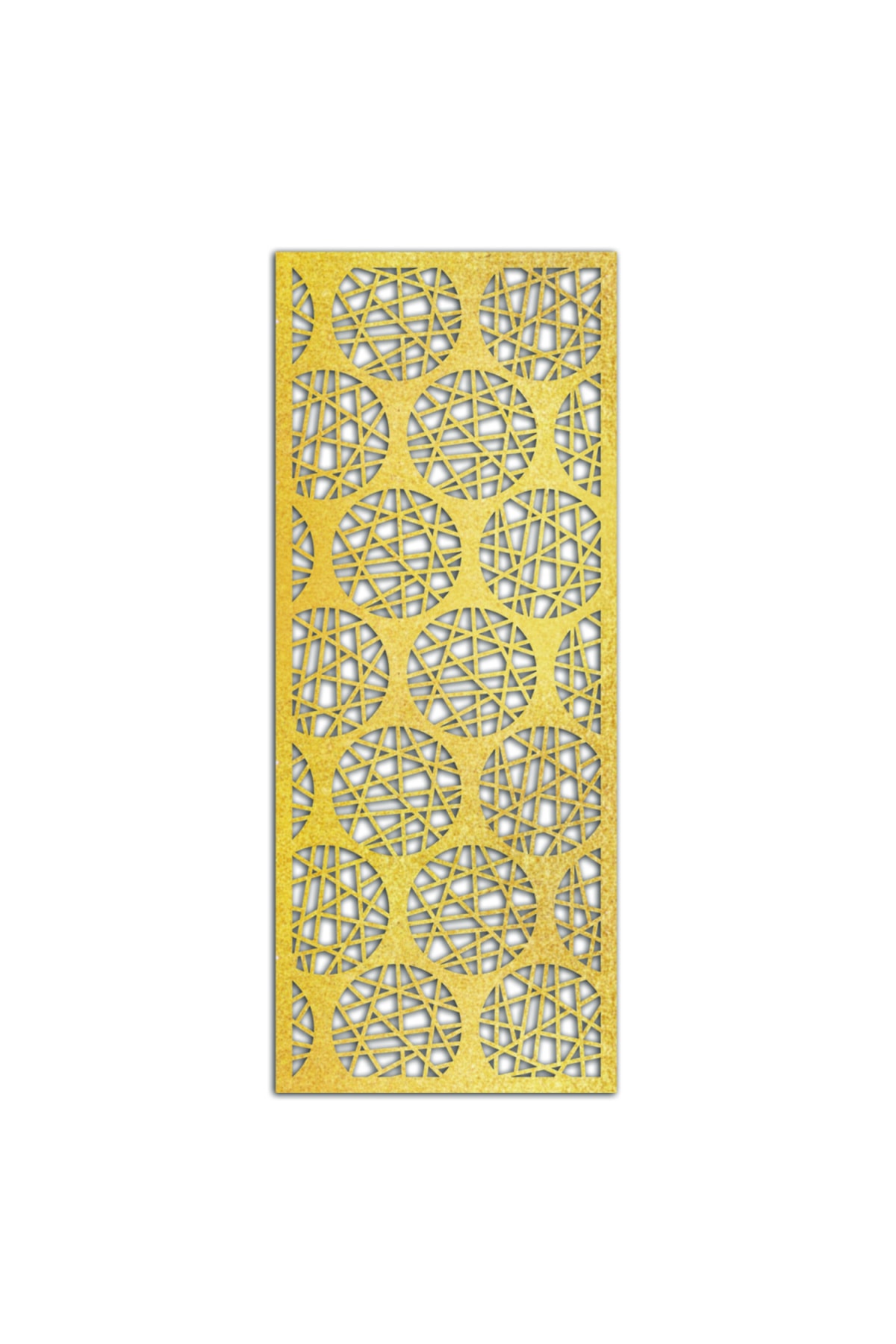 Liar Dekor Liar Ahşap Seperatör (Paravan) - KSP-104 - (18 mm) - (100 cm x 210 cm) - (Gold)