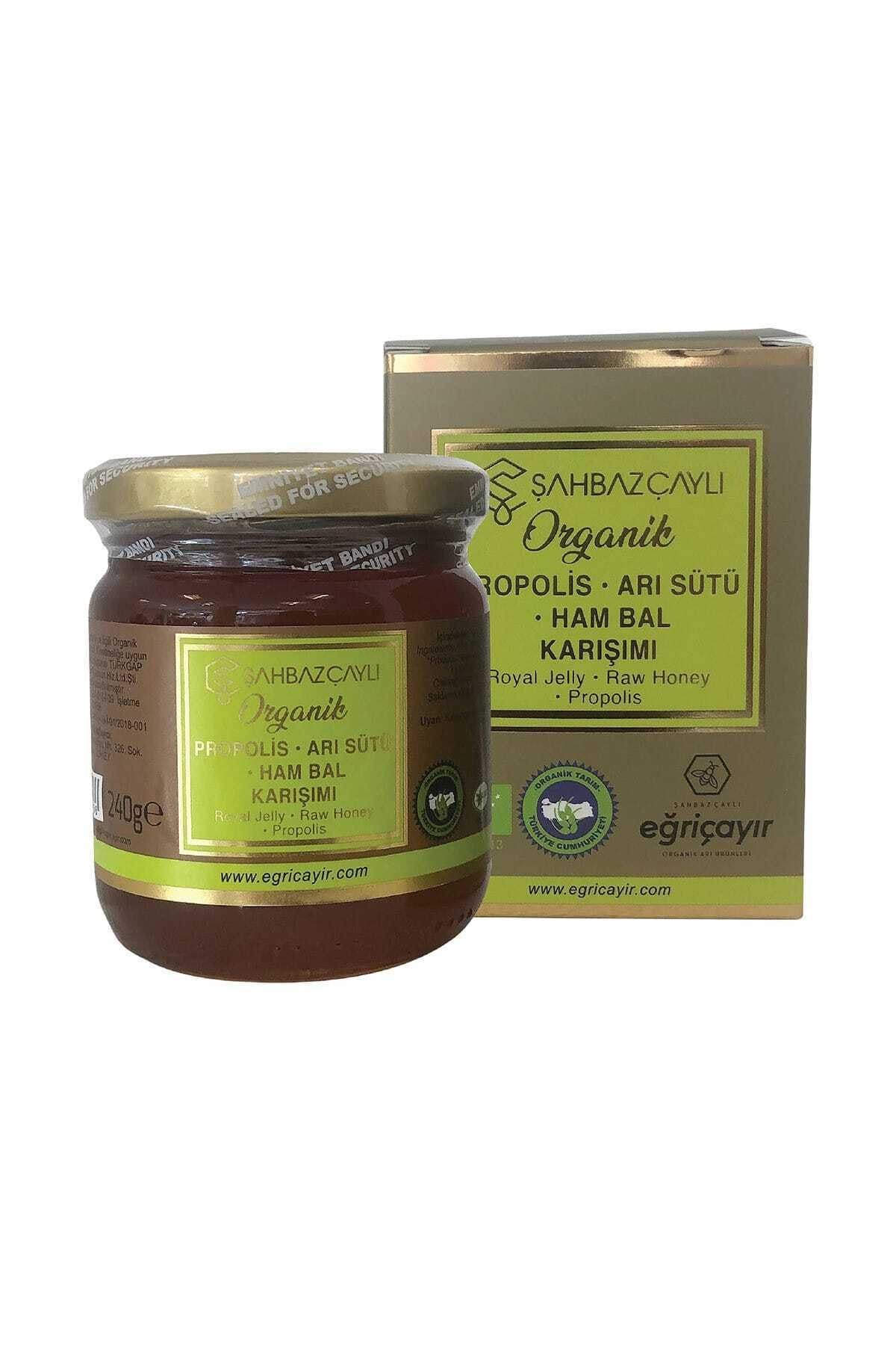 Eğriçayır Organik Arı Sütü Bal Propolis Karışımı 240g