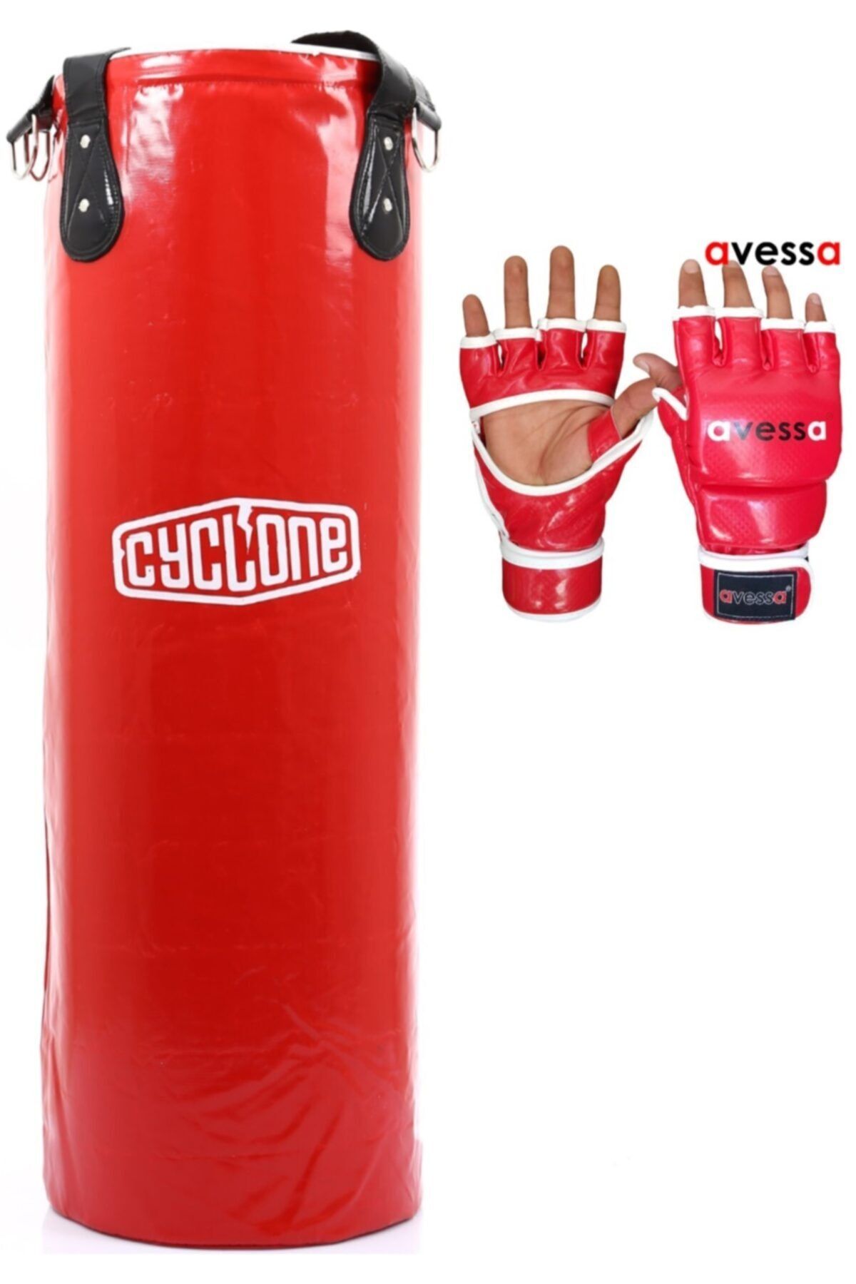 CYCLONE 120x35 Cm Dolu Torbası Mma Eldiveni Hediyeli