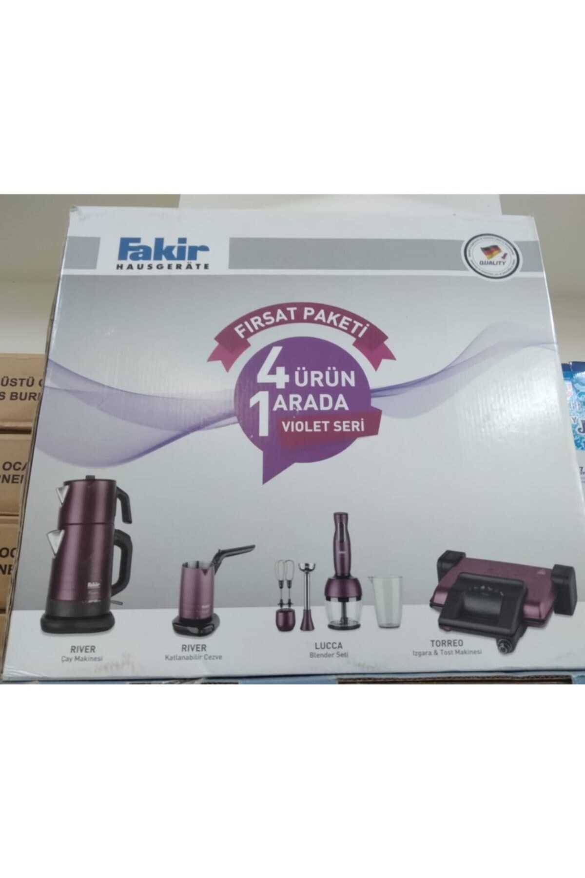 Fakir Violet Mor Çeyiz Seti 4'lü