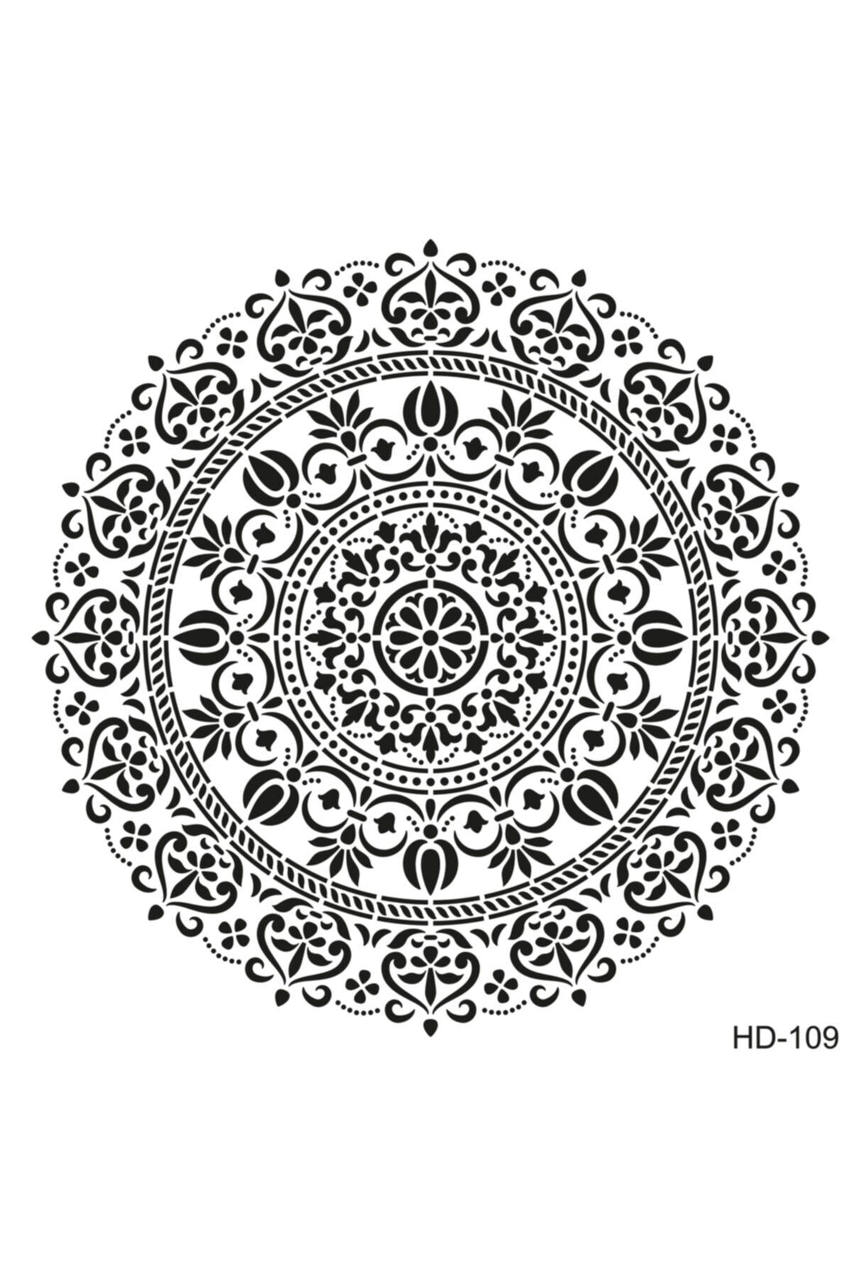 Cadence Hd109 Damask Home Dekor Stencil 45x45