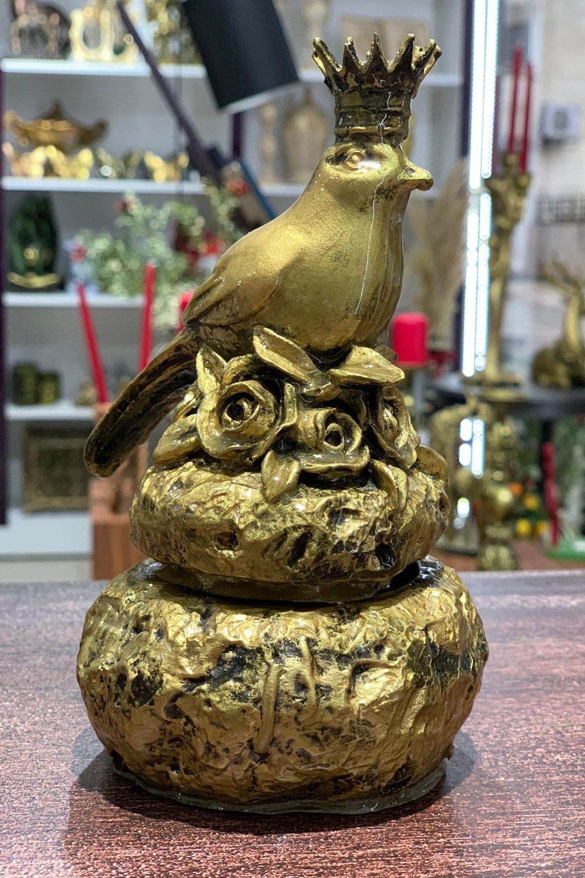 Esra Craft Dekoratif Kuşlu Şekerlik