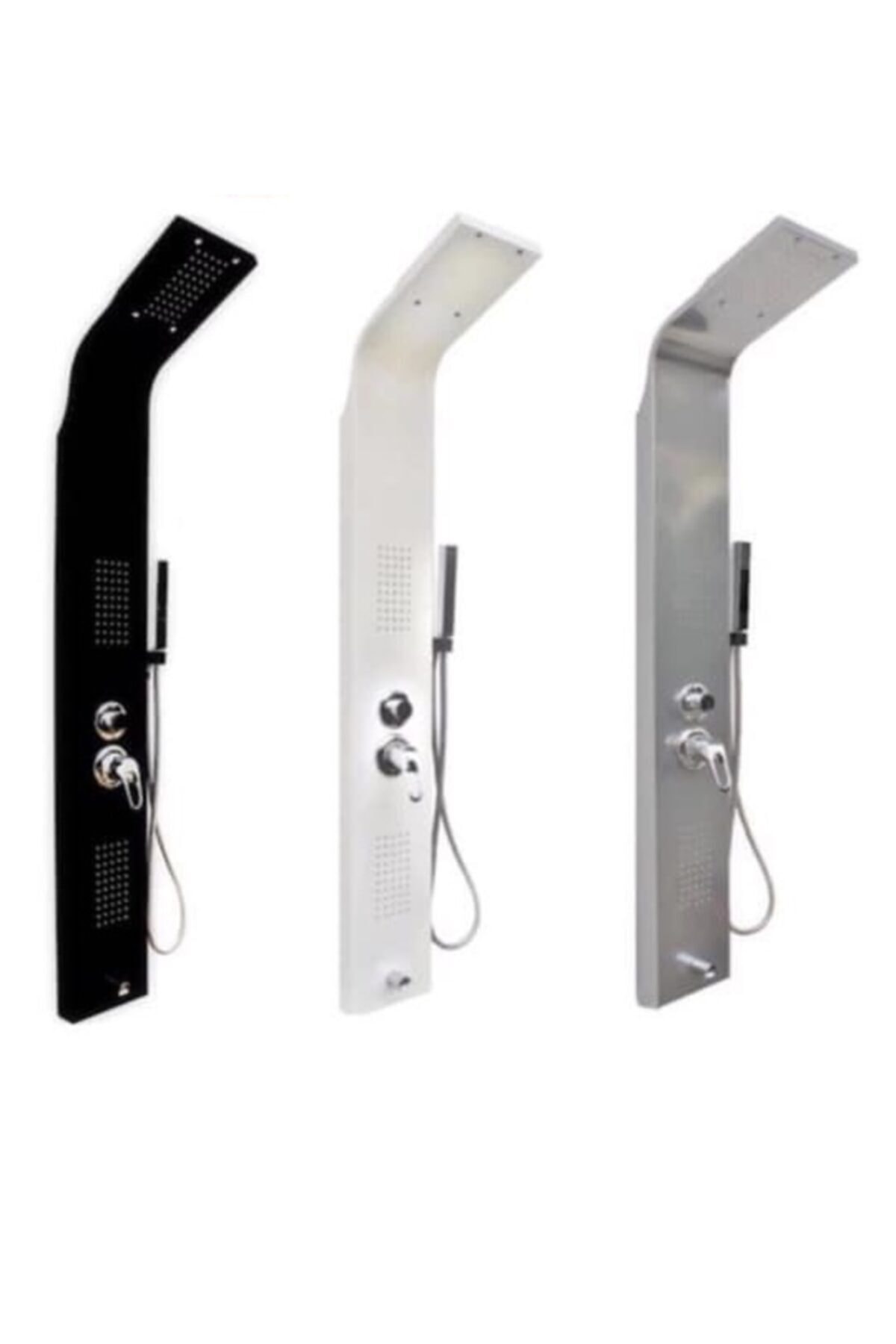 SAM BANYO Sam Kuğu Dikey Duş Paneli Siyah