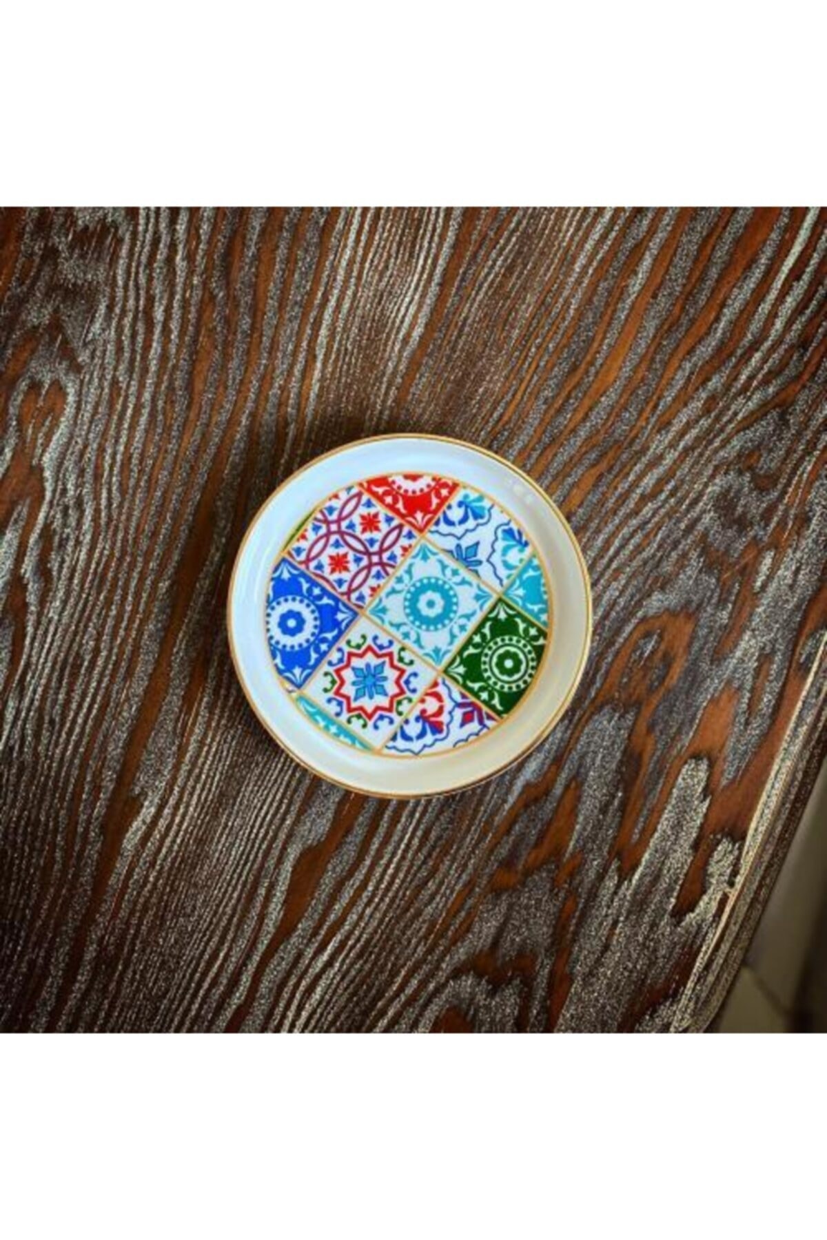 Paşabahçe Şiri Home Çay Tabağı 6 Ethnic Çay Tabağı