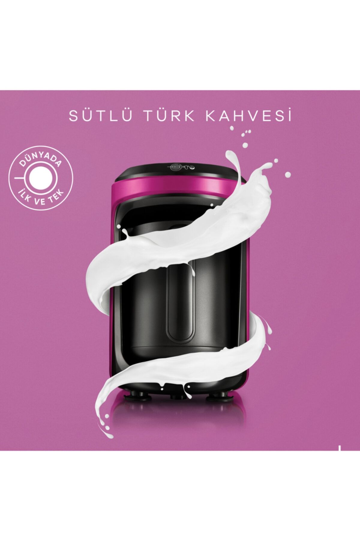 Karaca Hatır Hüps Sütlü Türk Kahve Makinesi Blush Pink