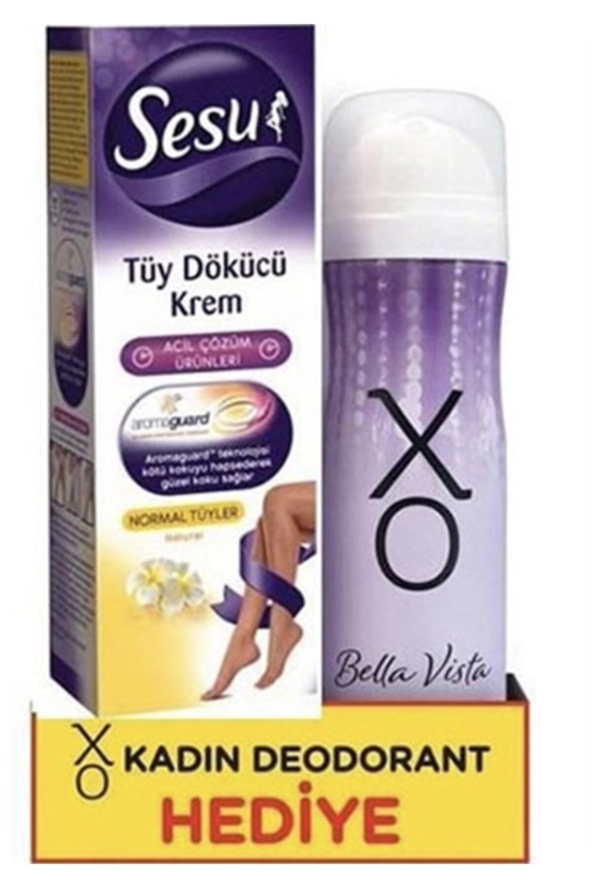 Sesu 100 Ml Tüy Dökücü Krem Normal Cilt + Xo Deo Hediye