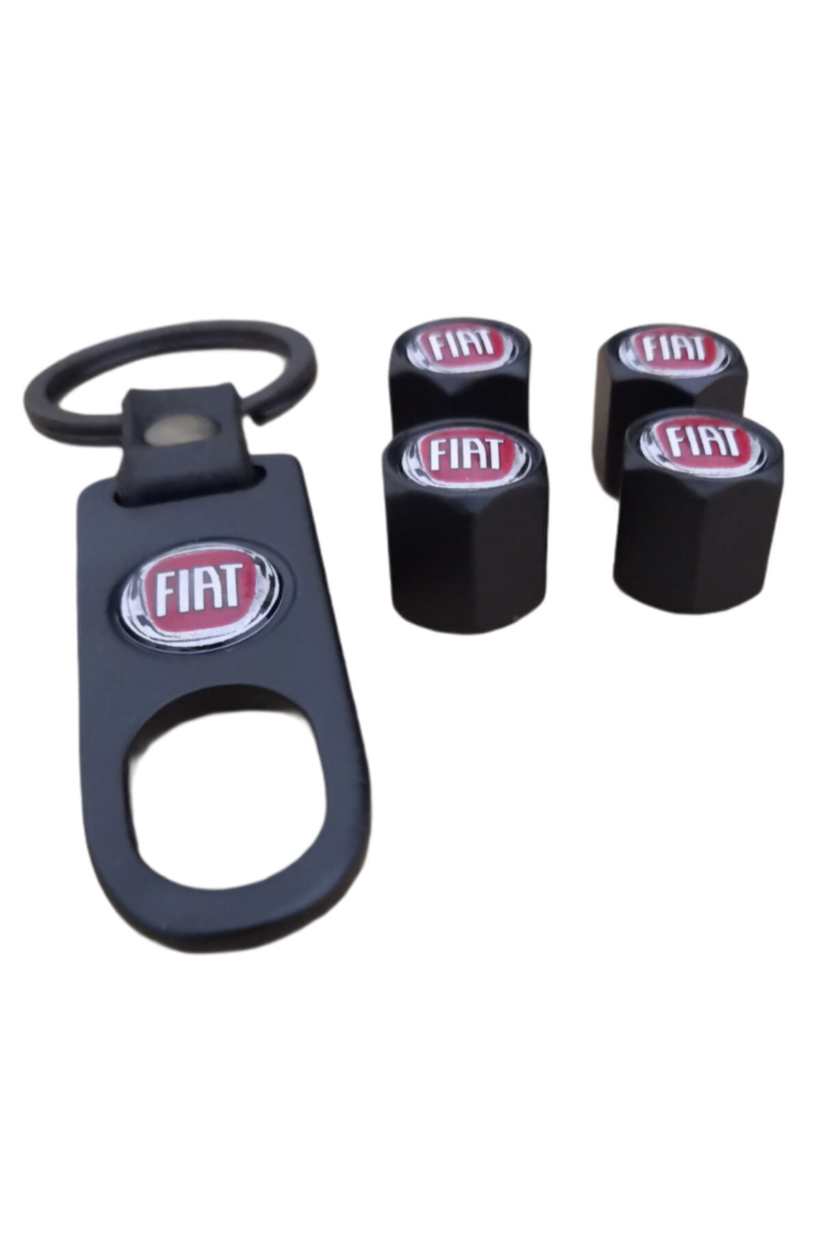 KUZEY HIRDAVAT Fiat Metal Sibop Kapağı-anahtarlık Set