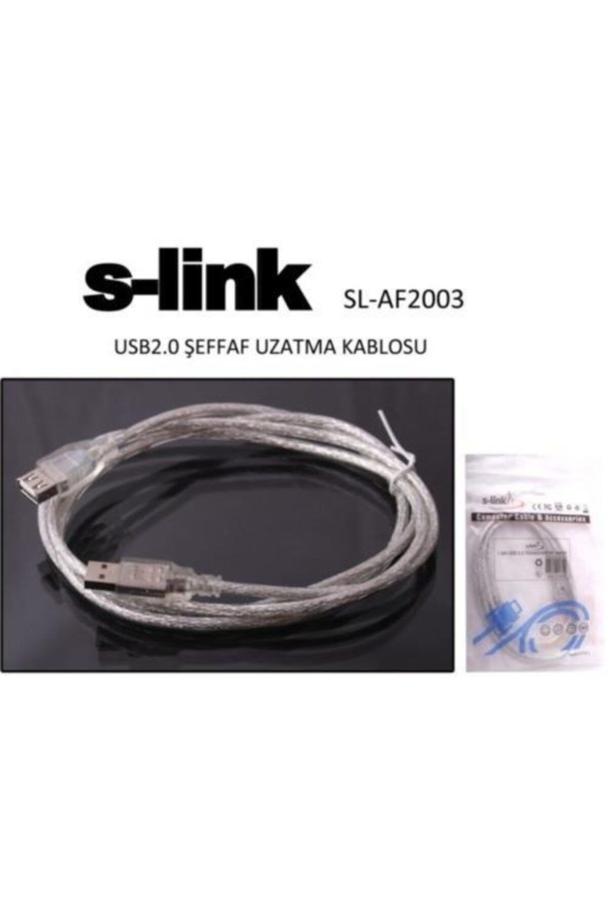 SLINK Sl-af2003 3mt Usb 2.0 Yazıcı Uzatma Kablosu