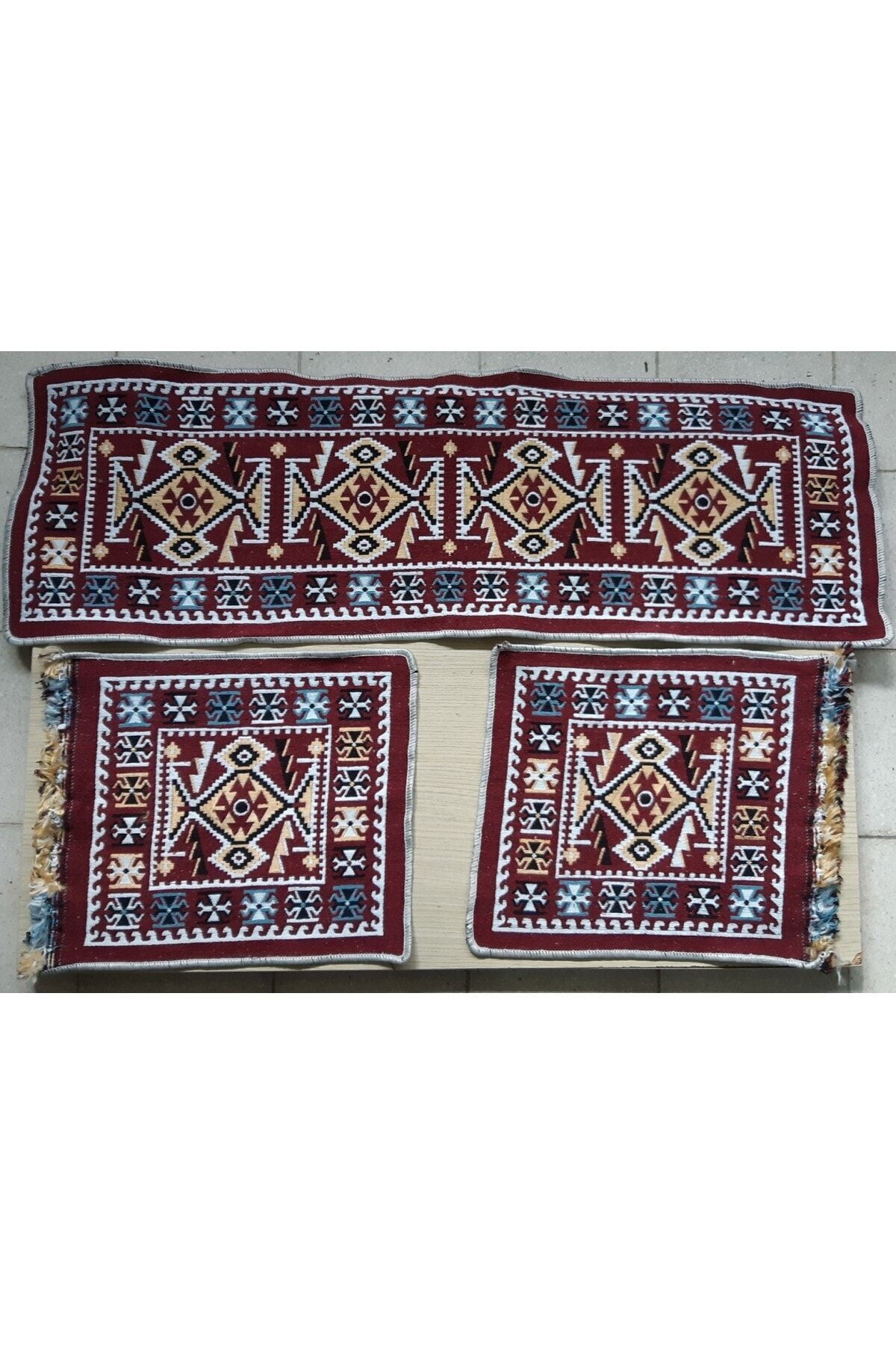 ışık kilim Toyota Corolla Uyumlu Oto Koltuk Kilim Takımı Bordo Renk