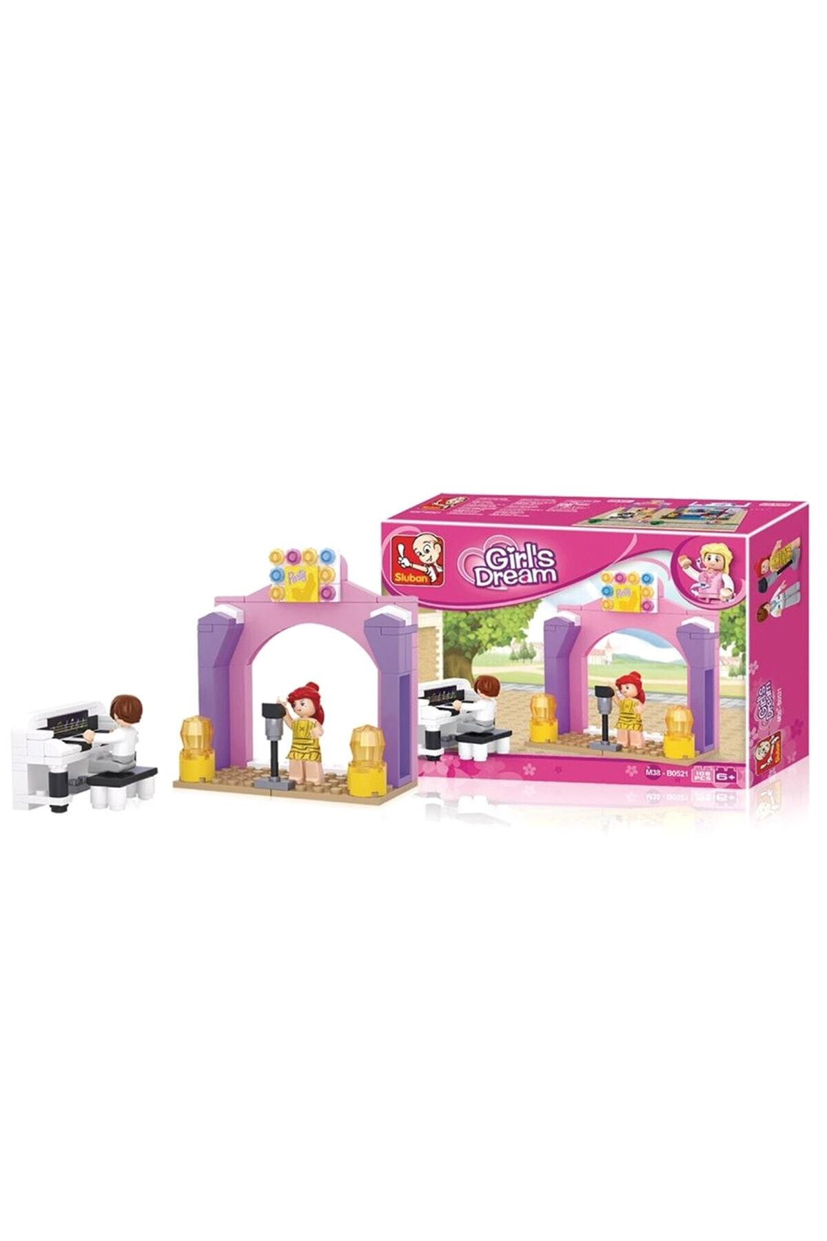 Toys Oyuncak Sluban 109 Parça Girls Dream Piyano Solo /