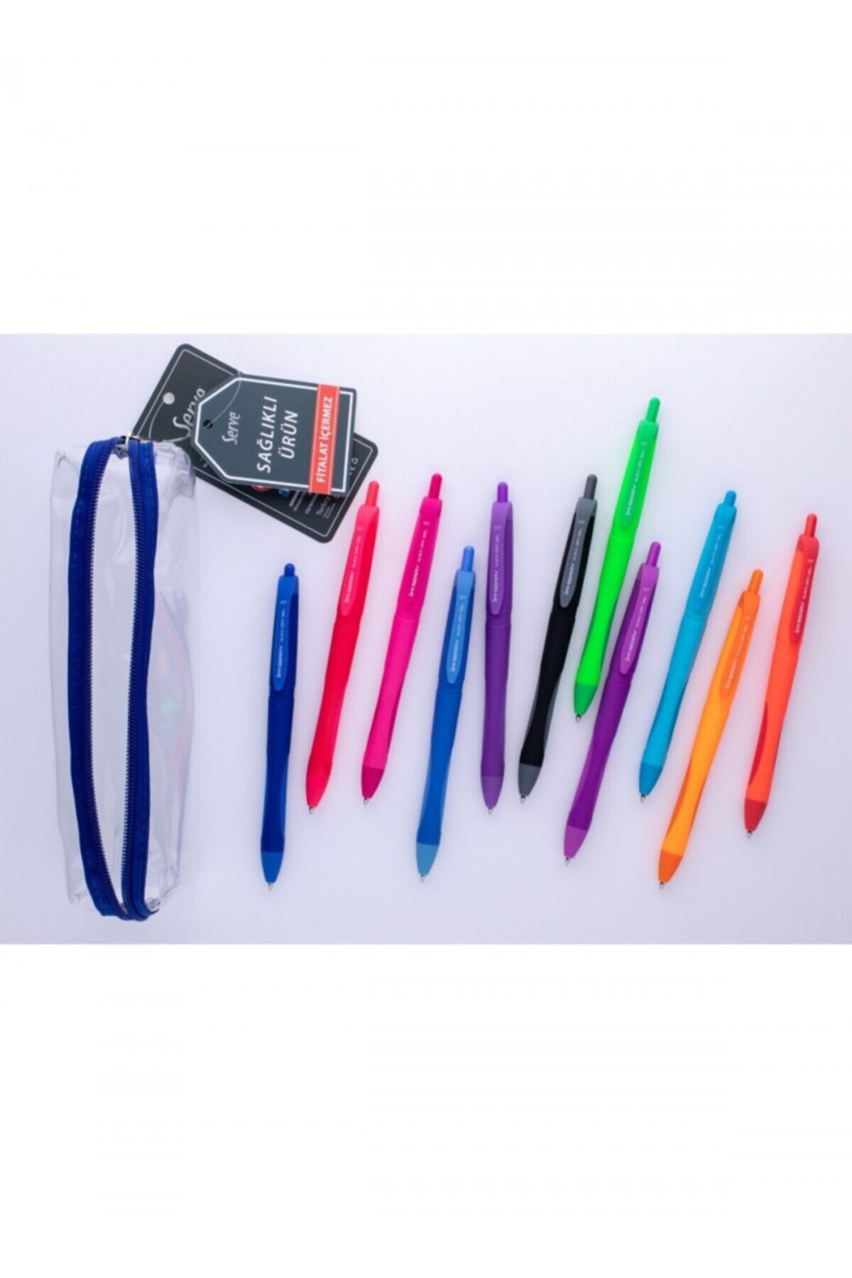 Lamy Serve Kalemkutu Hediyeli Berry Jel Kalem Seti - 12 Renk 0.7mm