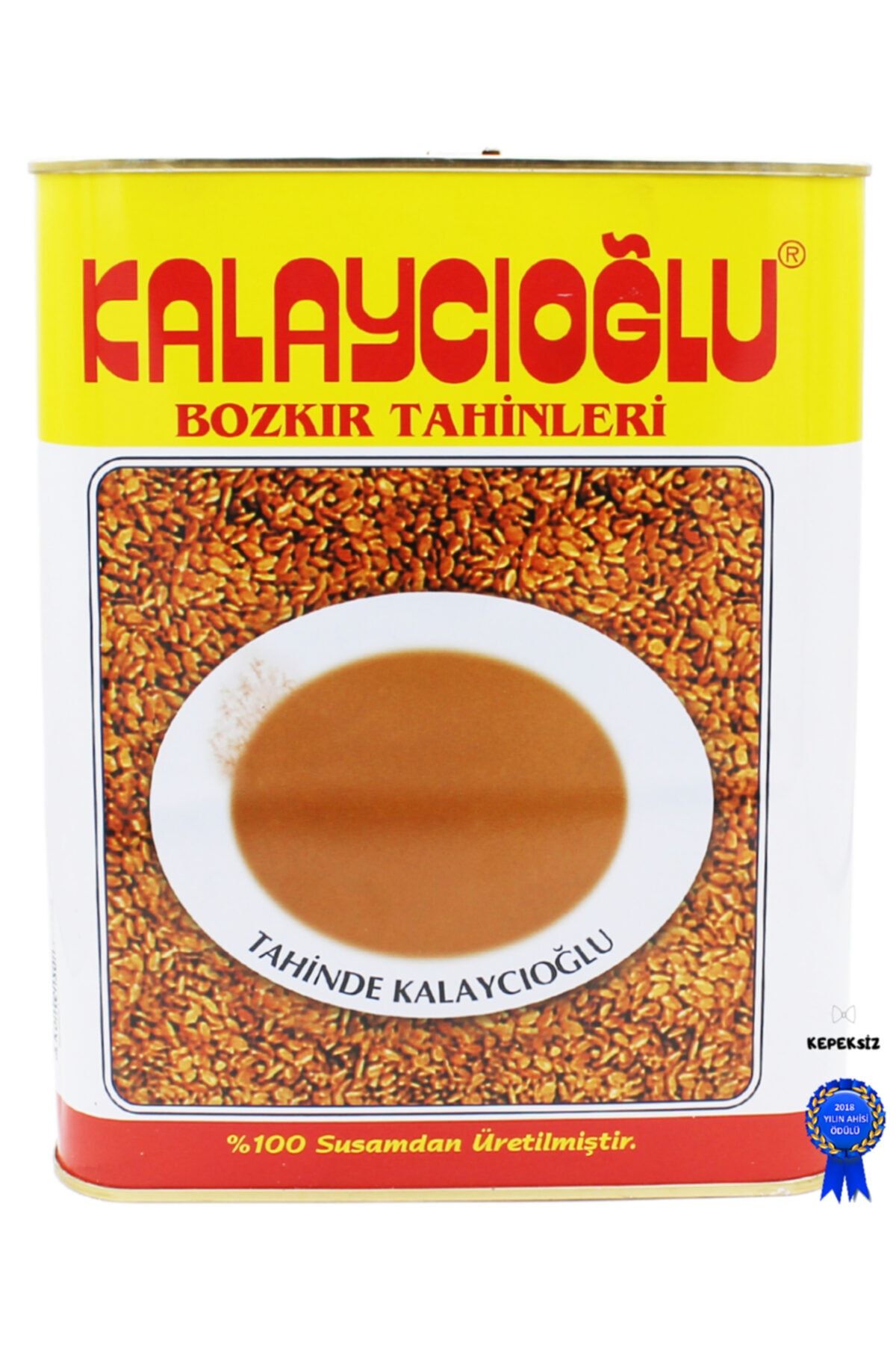 Kalaycıoğlu Kepeksiz Bozkır Tahini 19 Kg Teneke