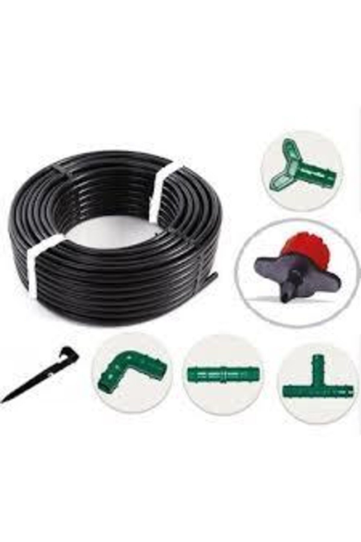 Hunter 16mm Deliksiz Damlama Sulama Boru Seti (200 Metre)