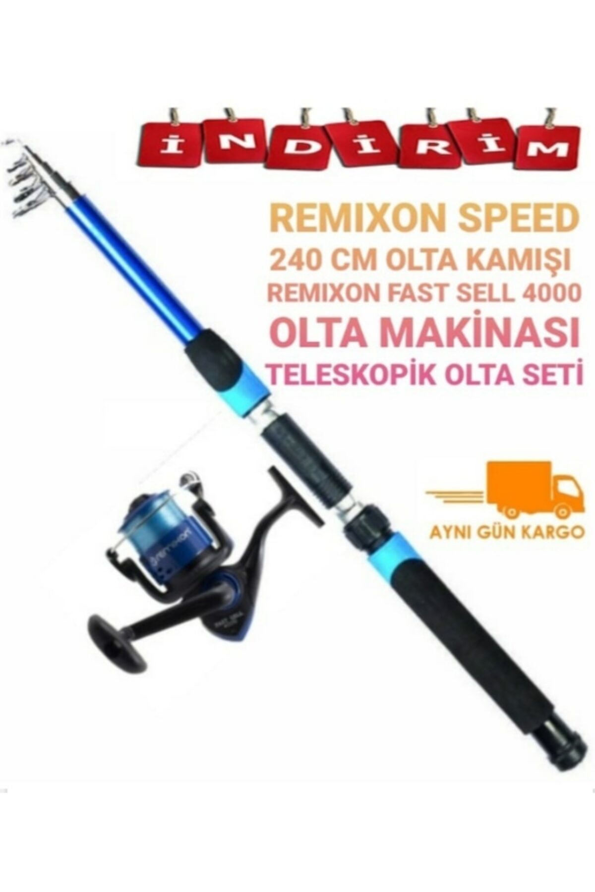 Remixon Fatseel 4000 Makina- Speed 240cm Olta Seti