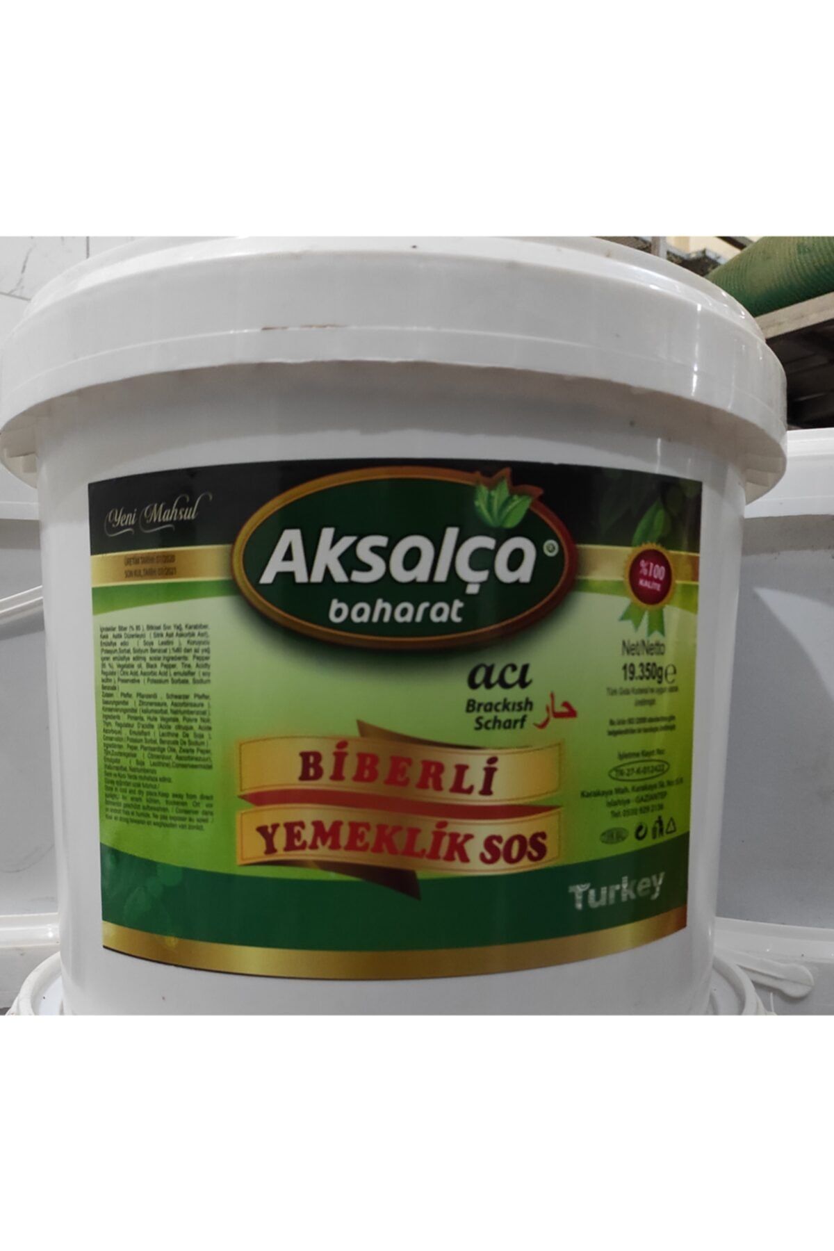 AK SALÇA Acı Biber Salçası 20 Kg
