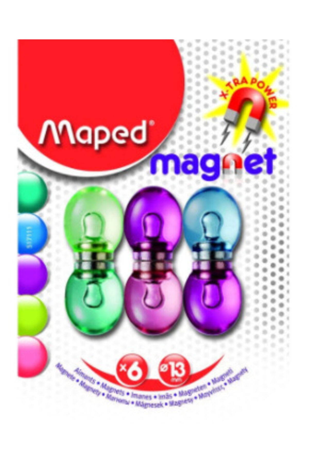 Maped Mıknatıs Fancy 6 Lı