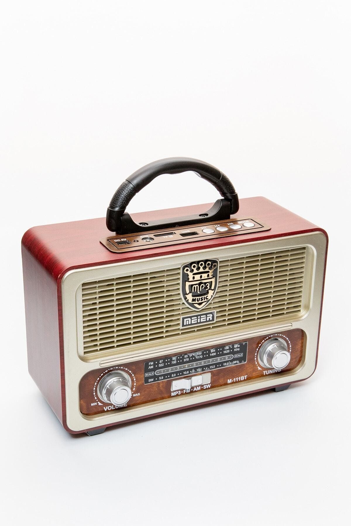 Raicon Meier 111 Bt Şarjlı Nostaljik Radyo Bluetootlu-kumandalı Usb/sd