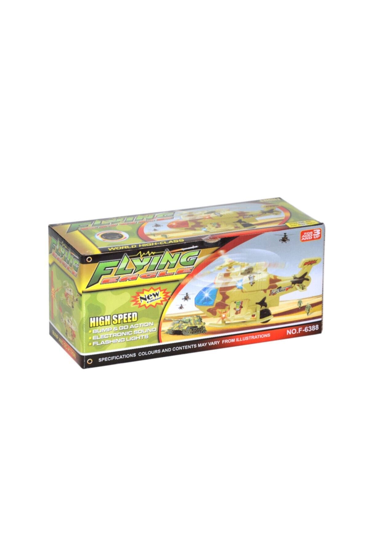 ERKOL OYUNCAK F-6388 Kut.pil.askeri Helikopter